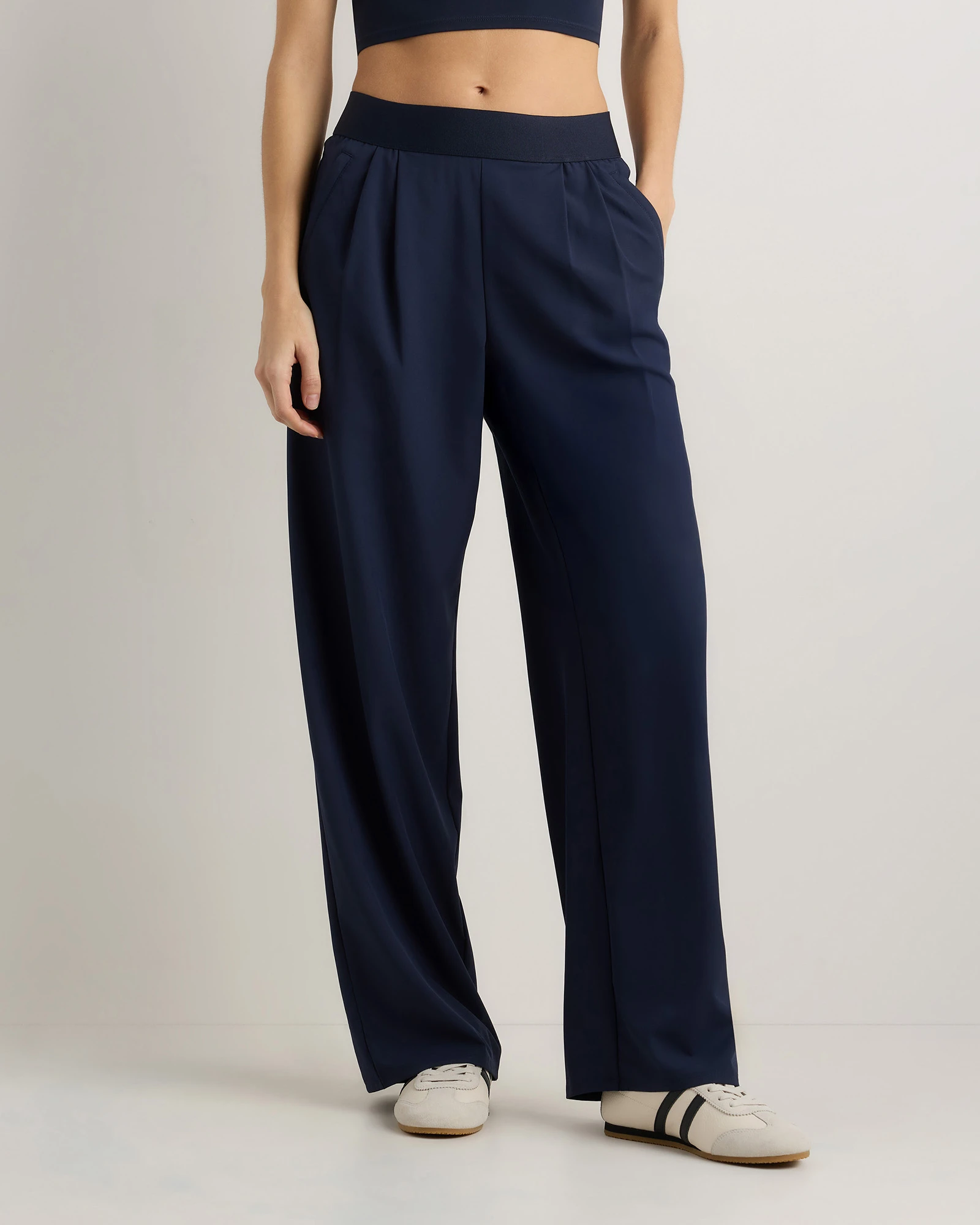 Performance Tech Wide Leg Pants