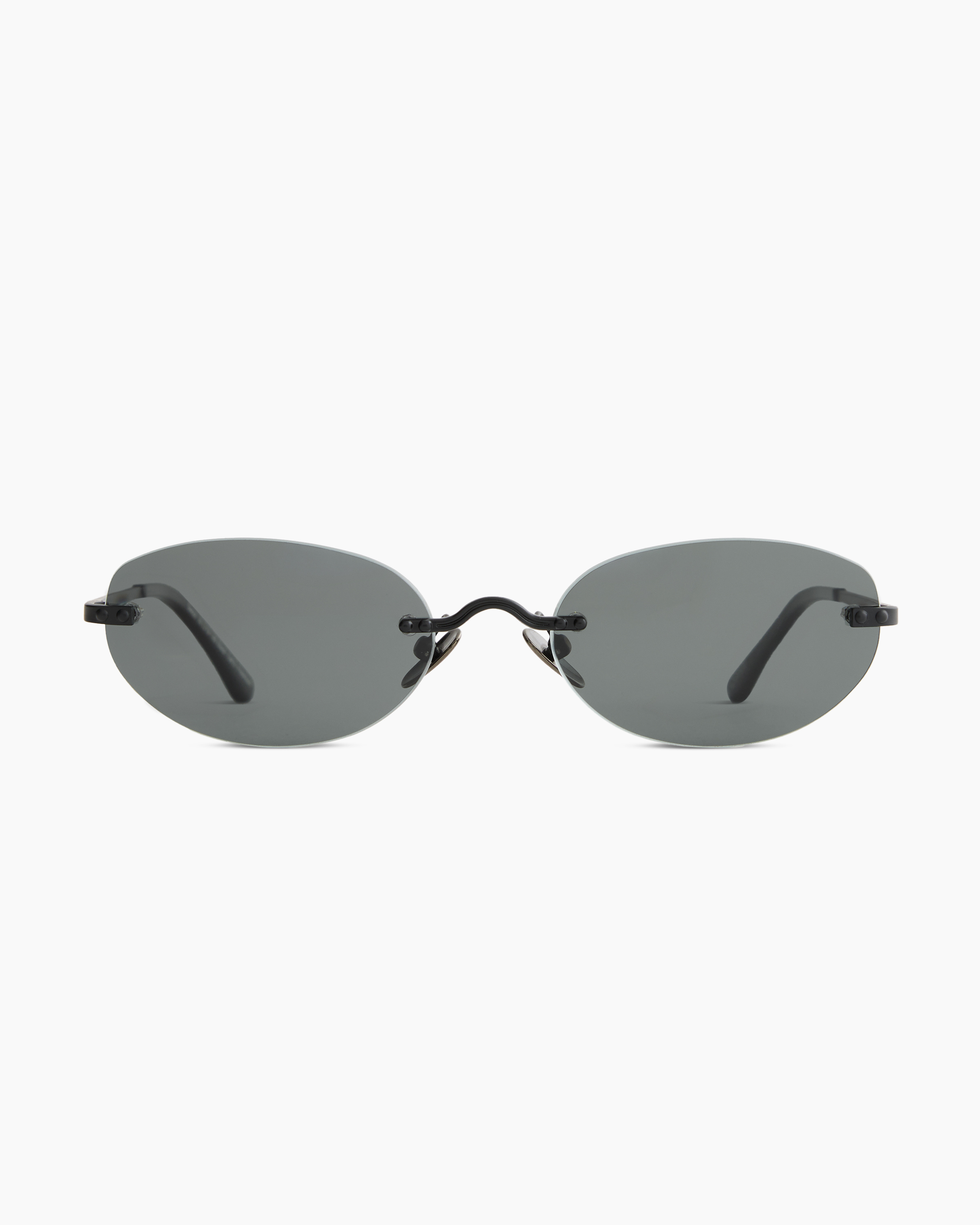 Black with Grey lens Seoul Polarized Stainless Steel Sunglasses