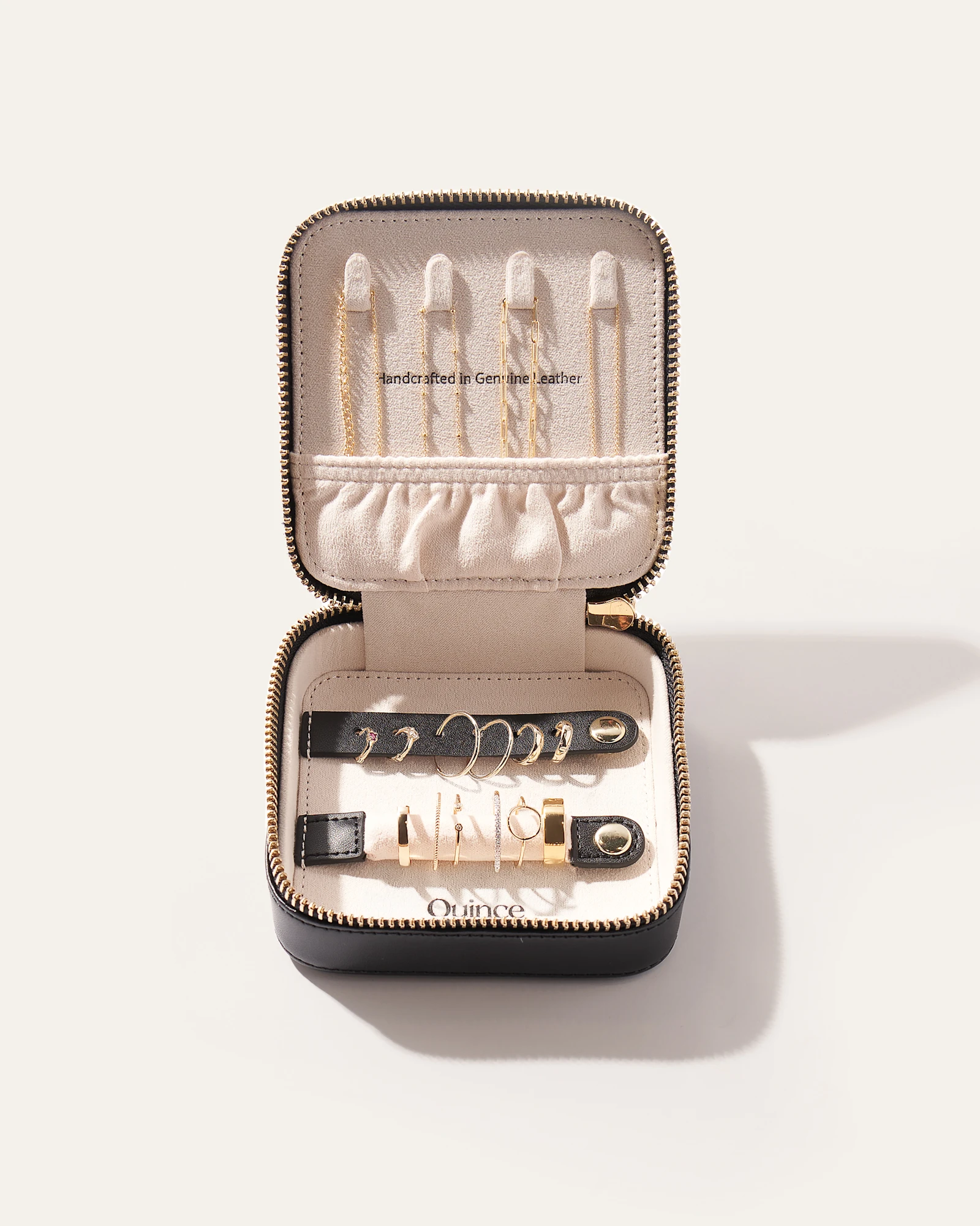 Leather Jewelry Travel Case