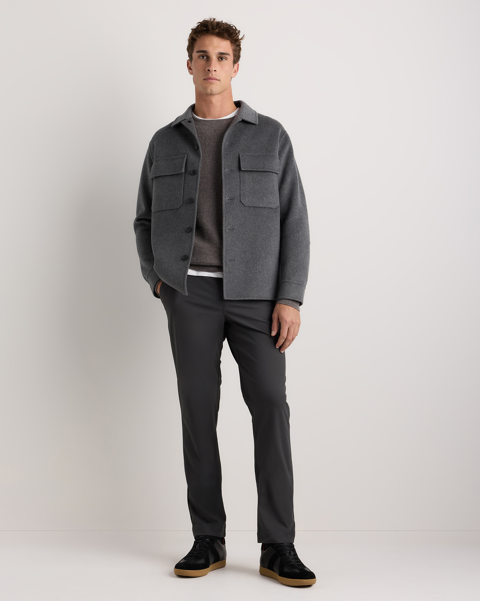 Mens Ultimate Commuter Pant - Slim Fit in Steel Grey