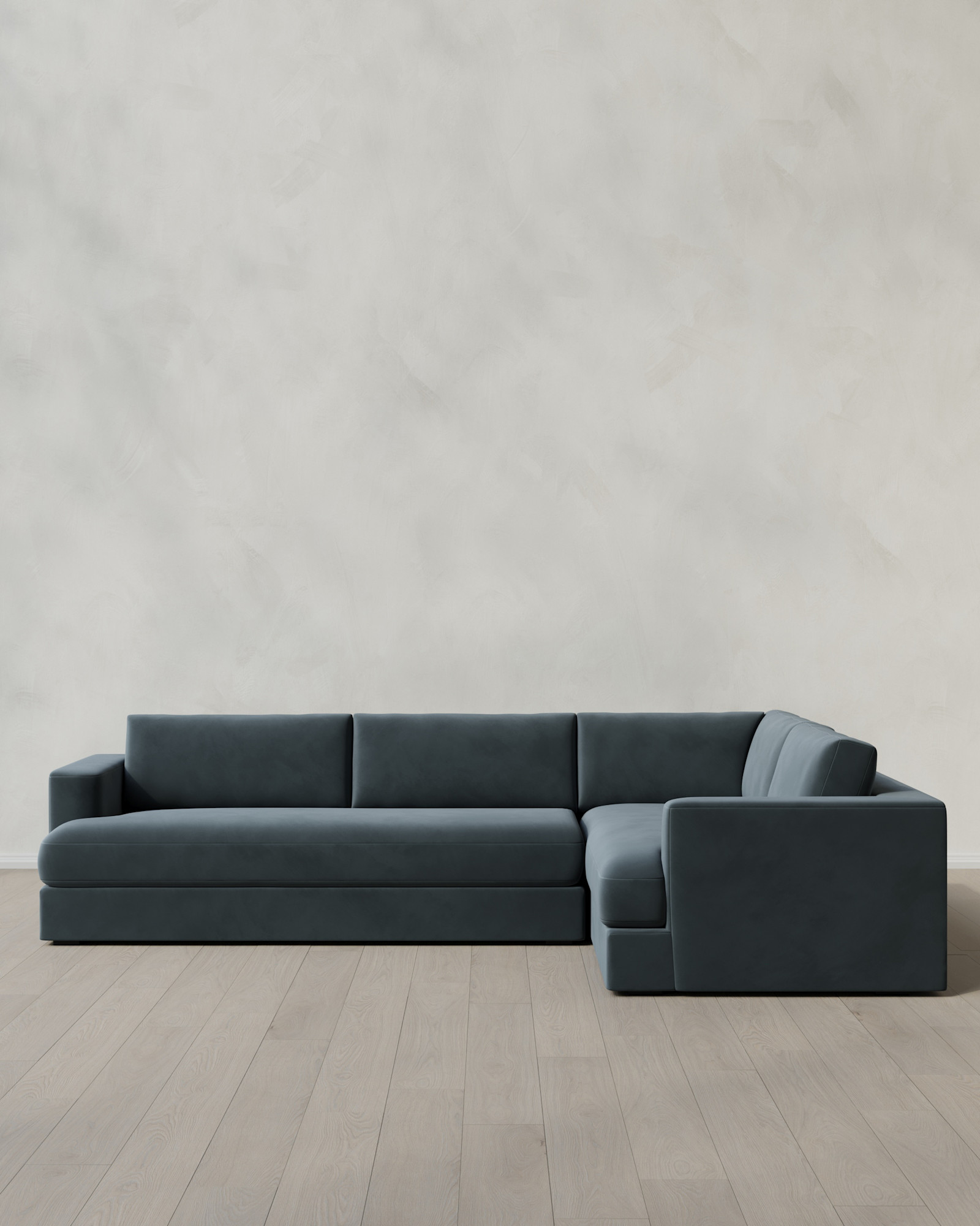 Right-82-LAF-MIDSOFA Performance Velvet Pine
