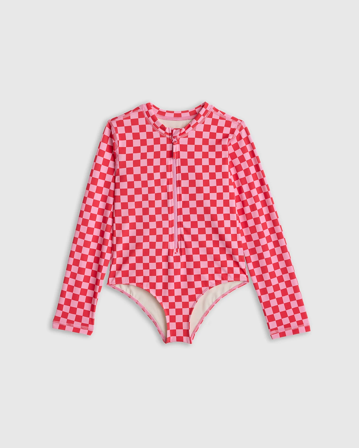 Long Sleeve Zip-Up Swimsuit - Kid
