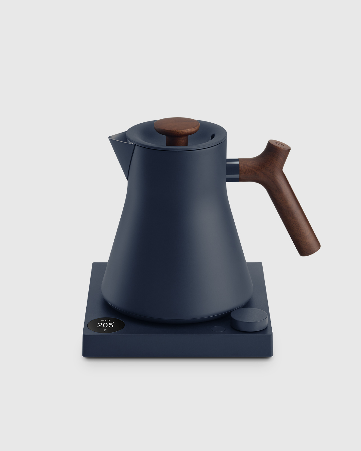 Stone Blue with Walnut Fellow Corvo EKG Pro Electric Kettle