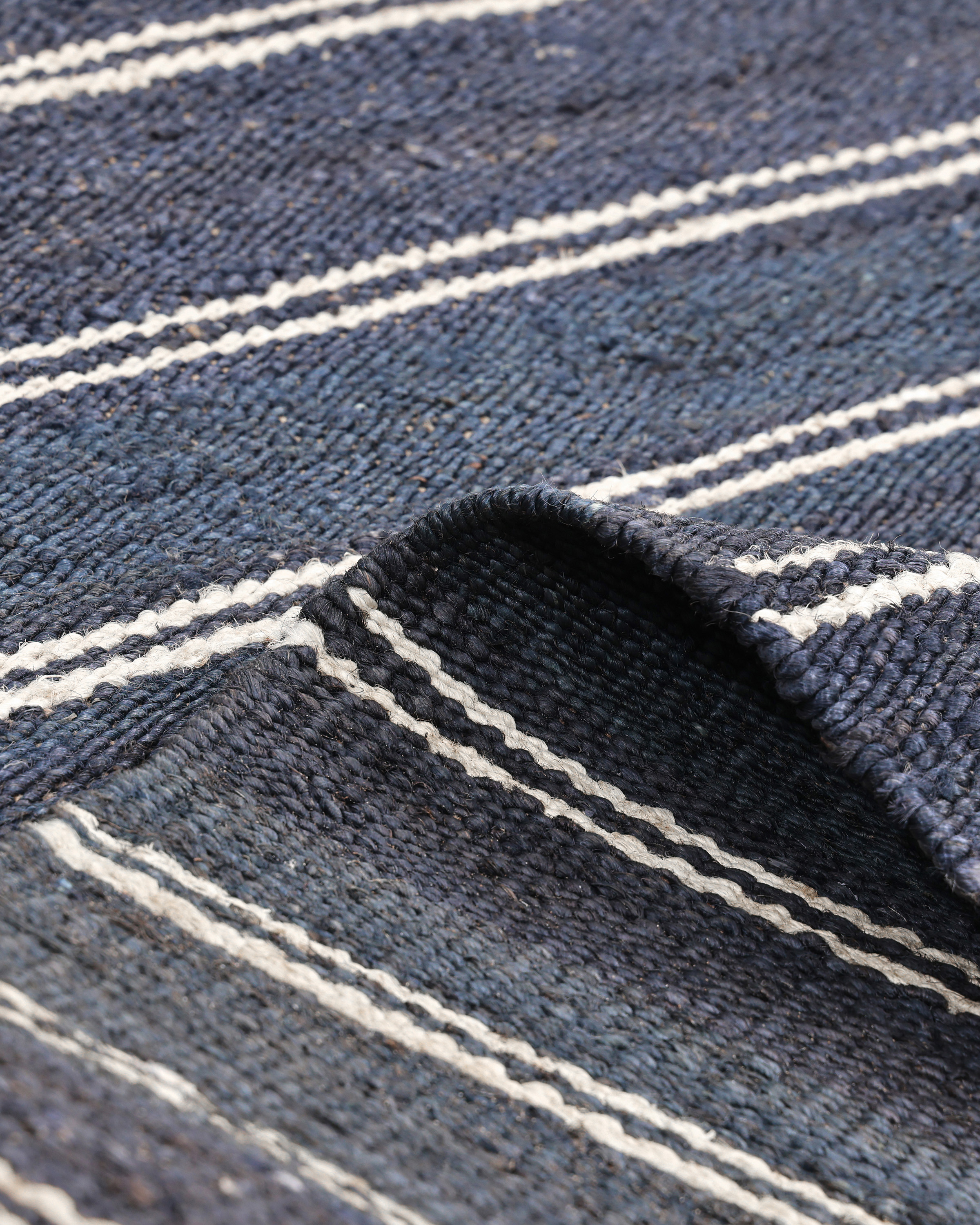 Rain Handwoven Jute Rug - Thumbnail 4