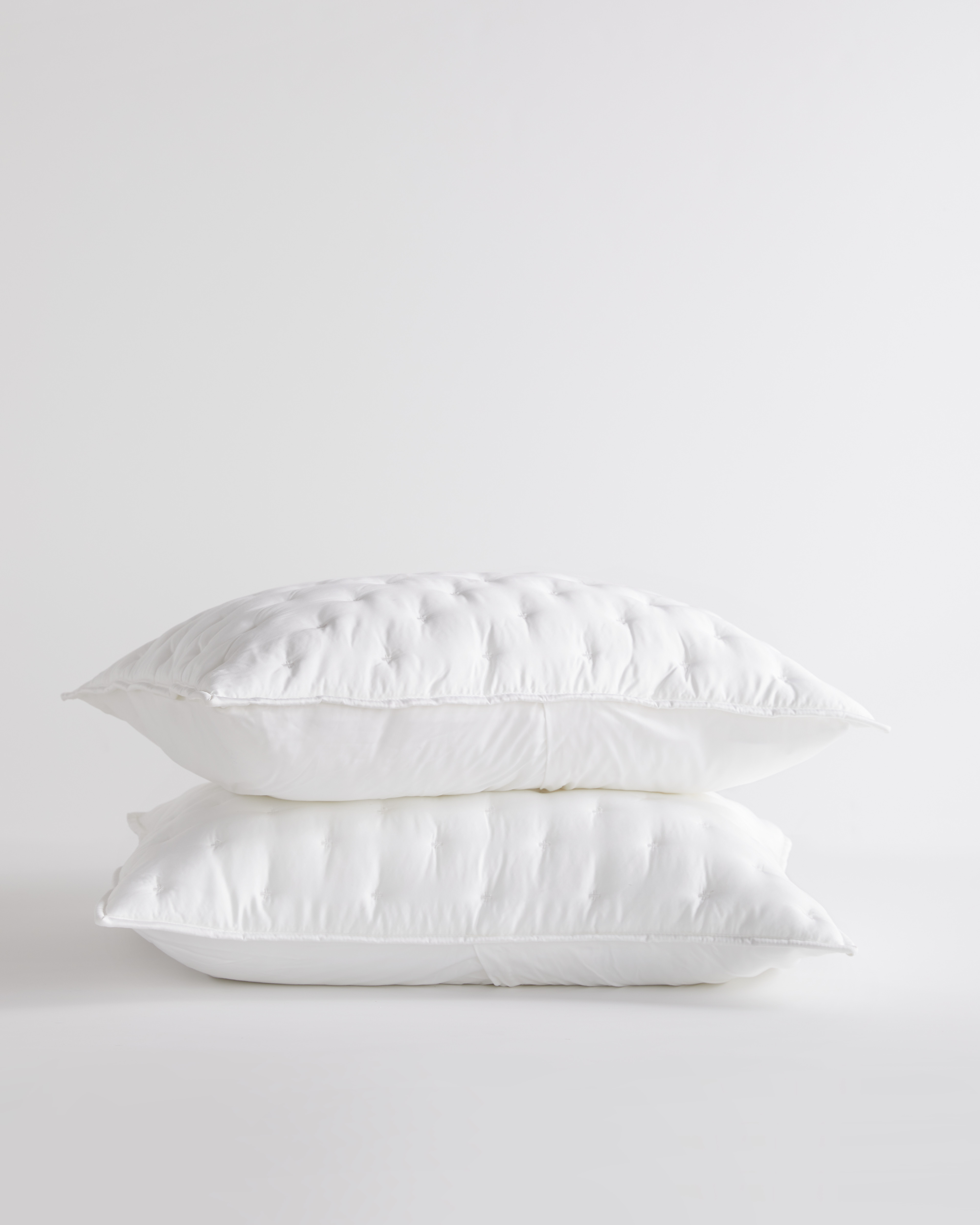 bamboo dream quilted pillowcase set, standard, white