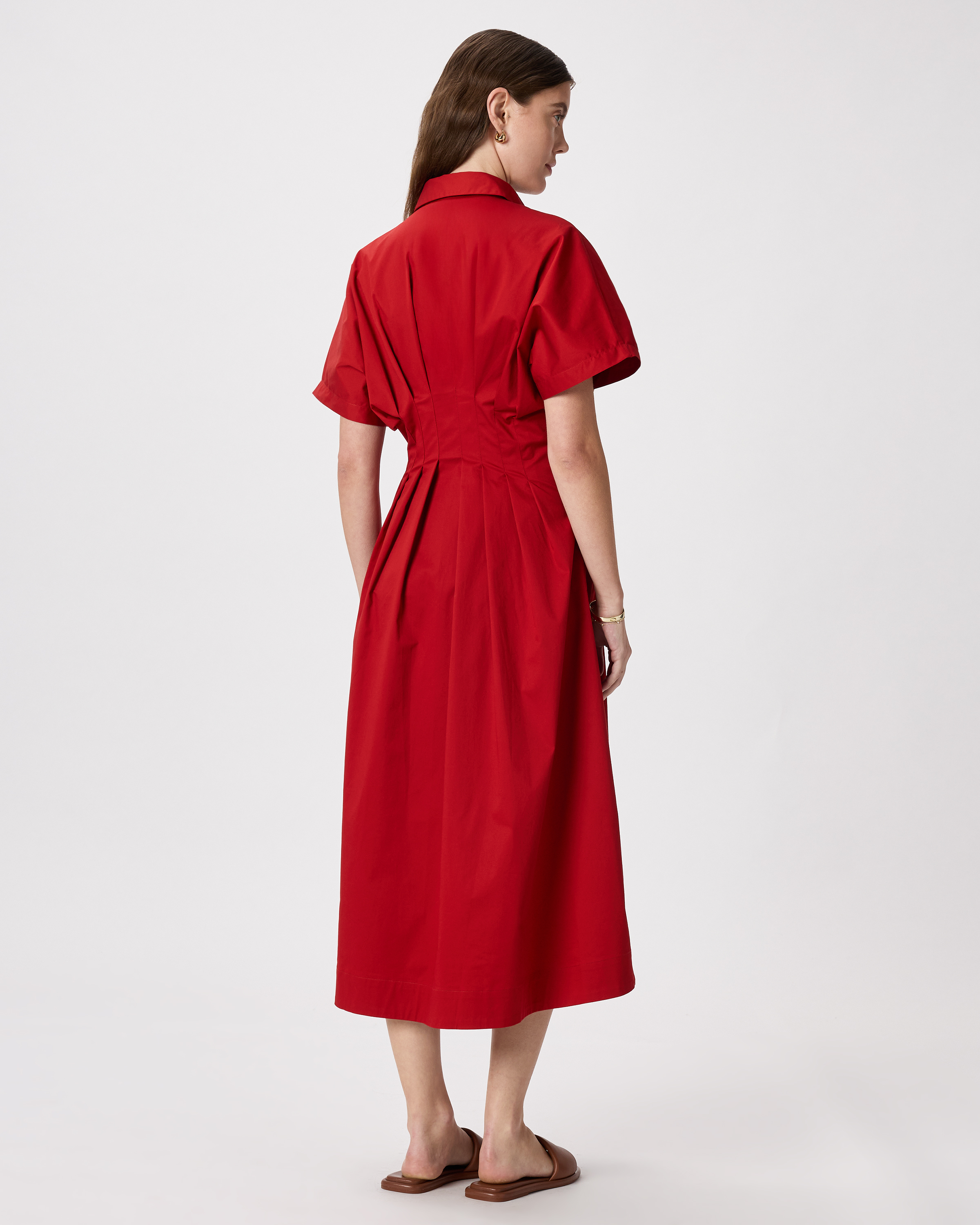 knee length dresses for ladies Laurel Bloom Myra Shirt Midi Dress main image 0