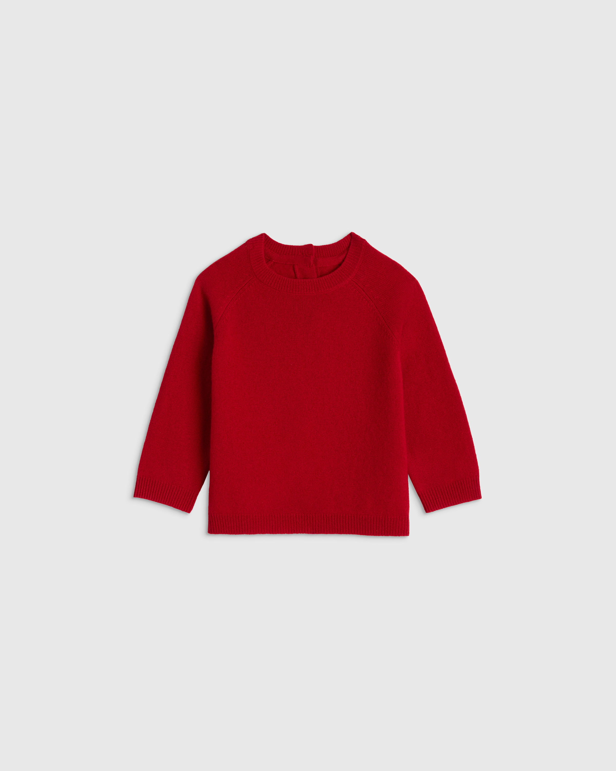 Quince Washable Cashmere Crewneck Sweater In Red