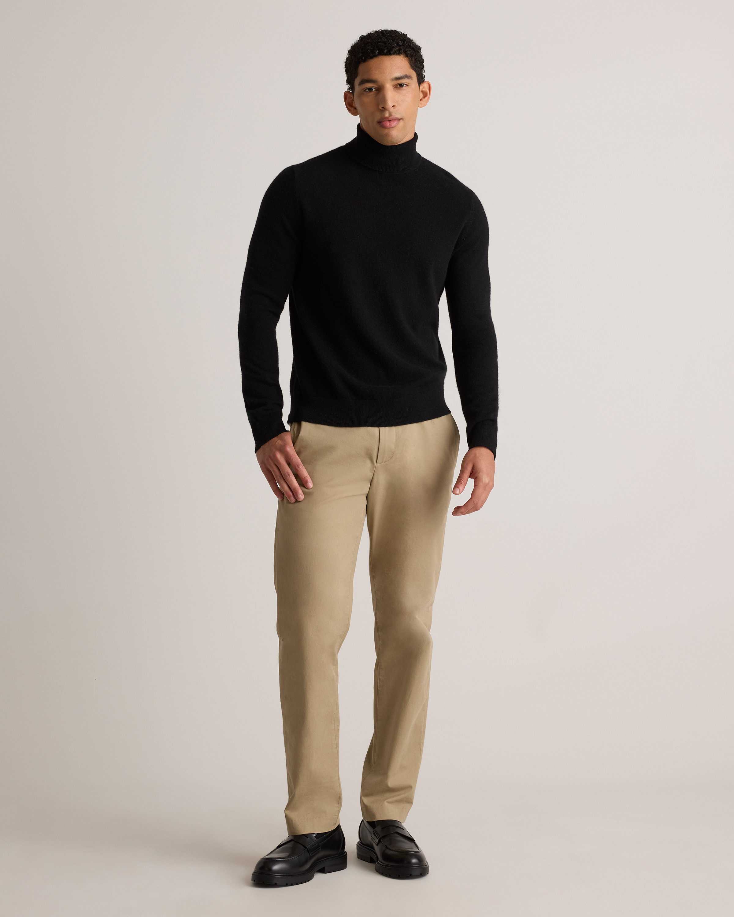 Mongolian Cashmere Turtleneck Sweater