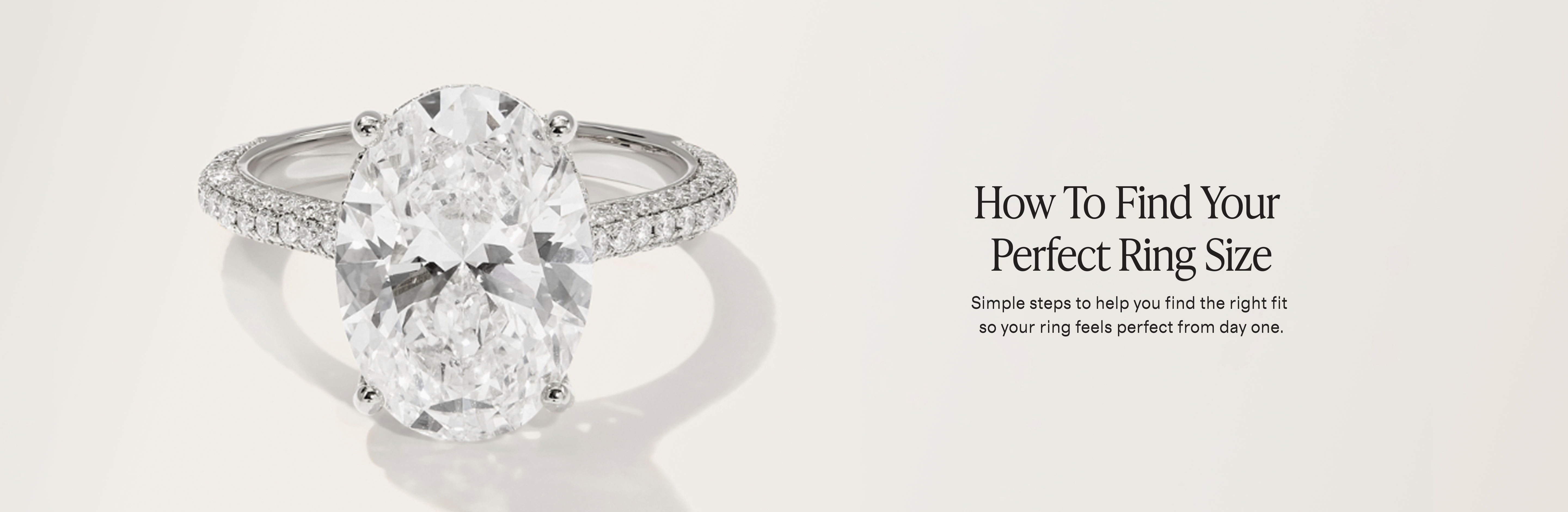 Ring Size Guide || Hero Banner || Desktop