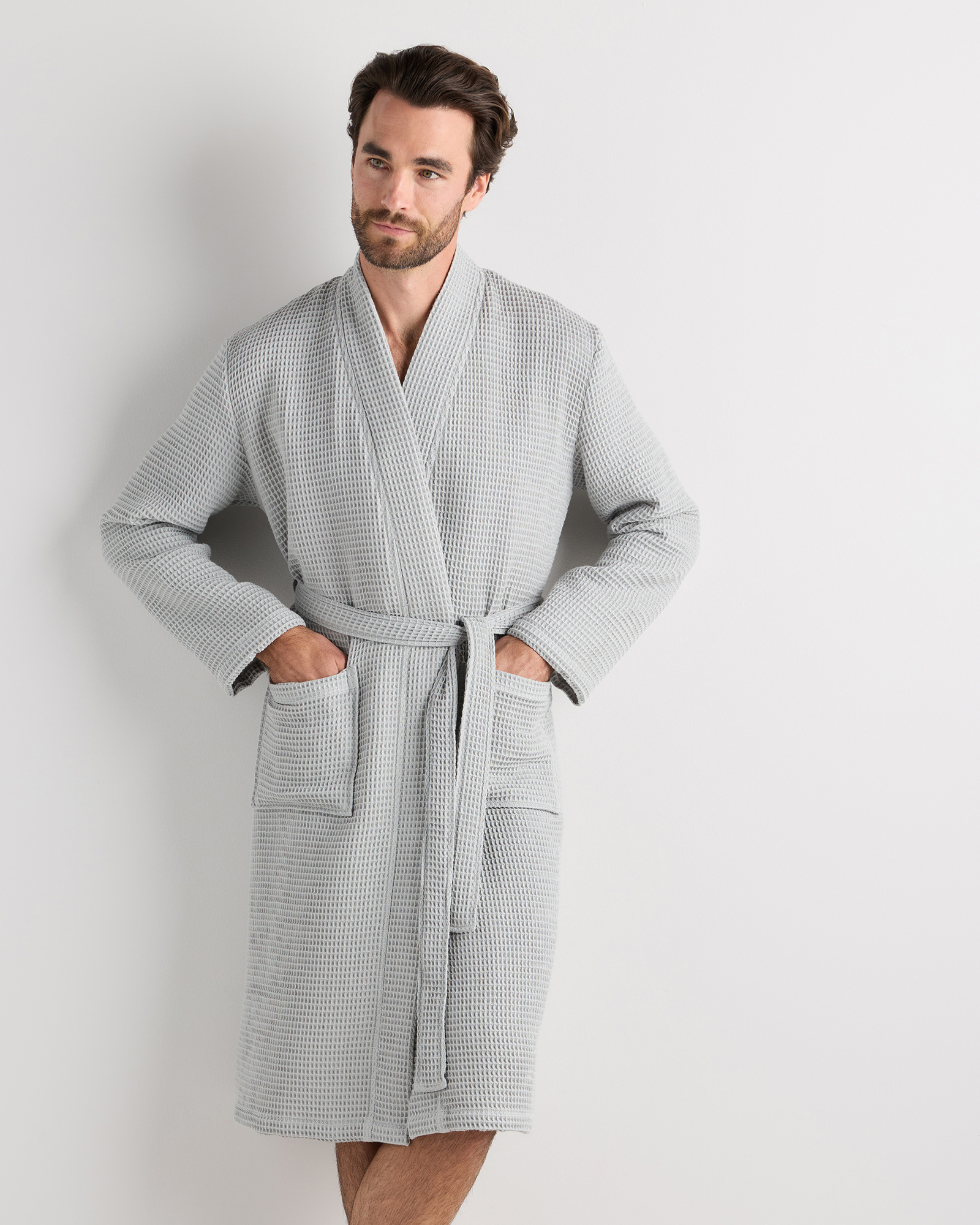 Mist Organic Turkish Waffle Robe