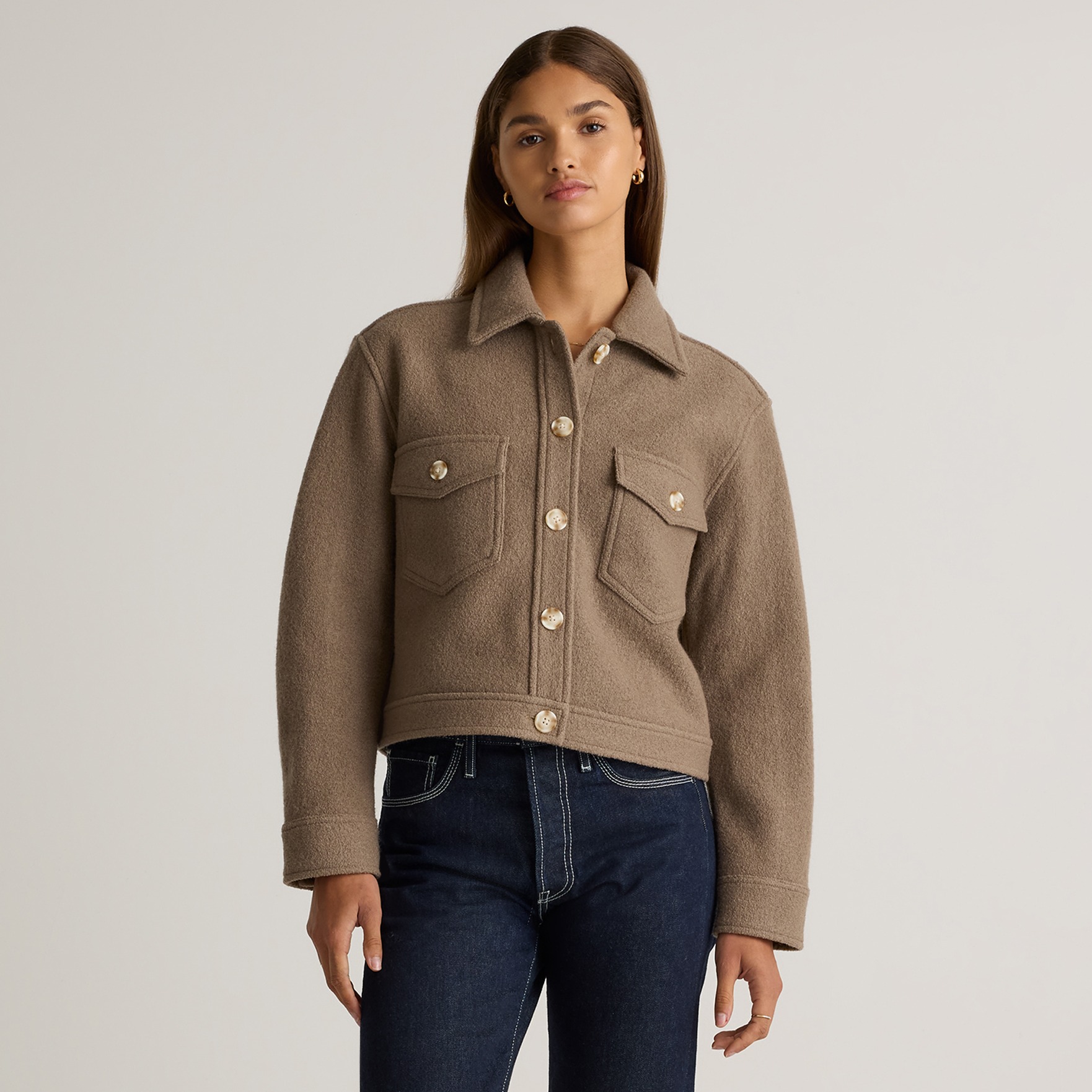 cropped wool coats subcollection image