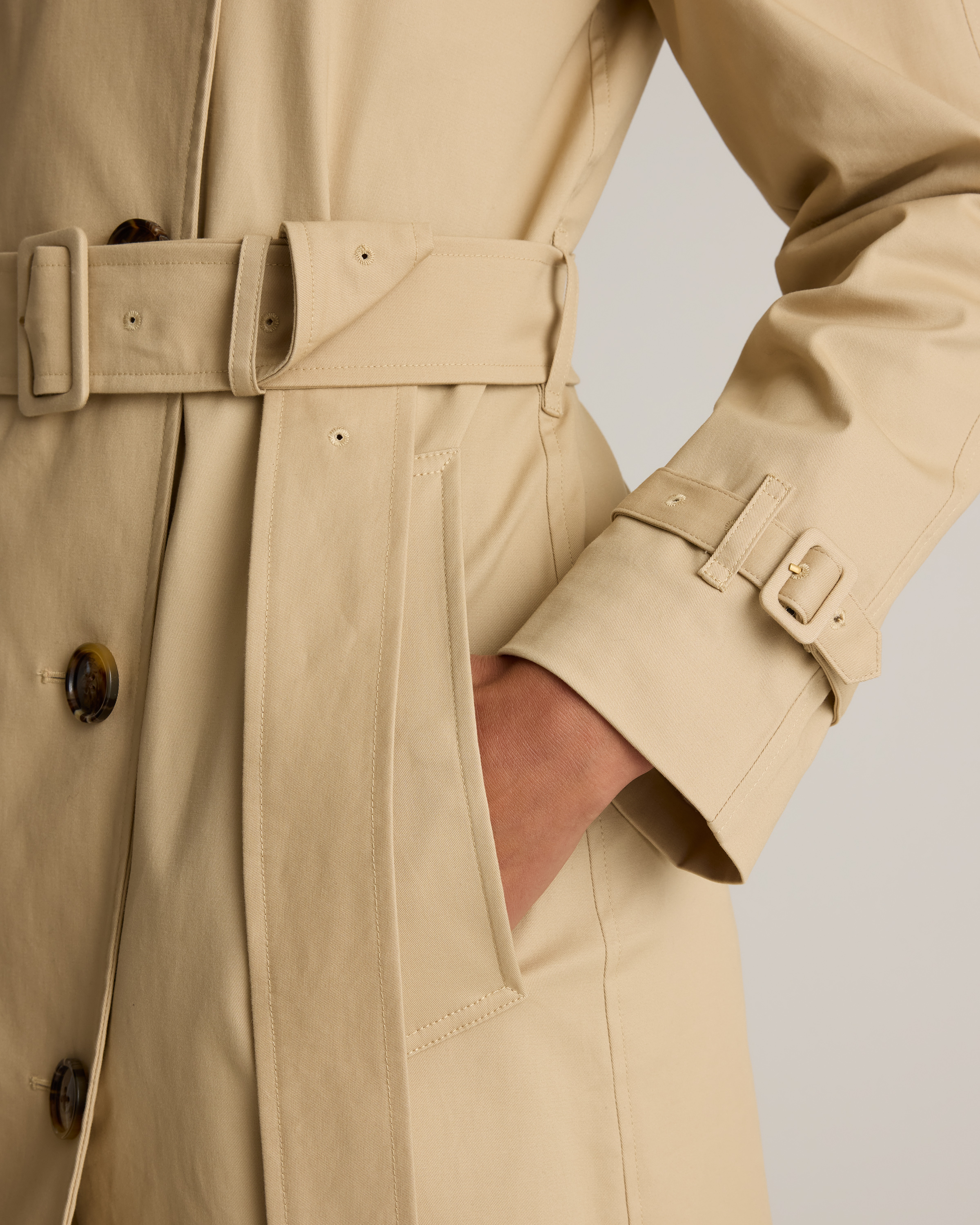 ジャケット・アウター Grace Long Trech Coat Spring Women Grace Double-breasted Trench Coat Lapel
