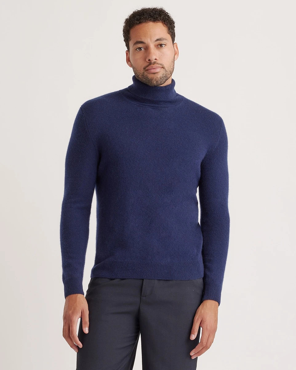 Mongolian Spring Cashmere Turtleneck Sweater