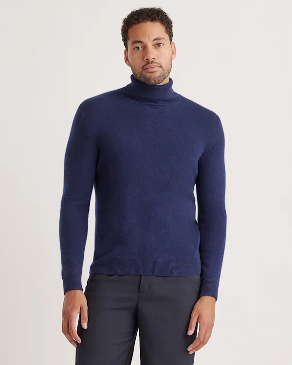 Mongolian Spring Cashmere Turtleneck Sweater
