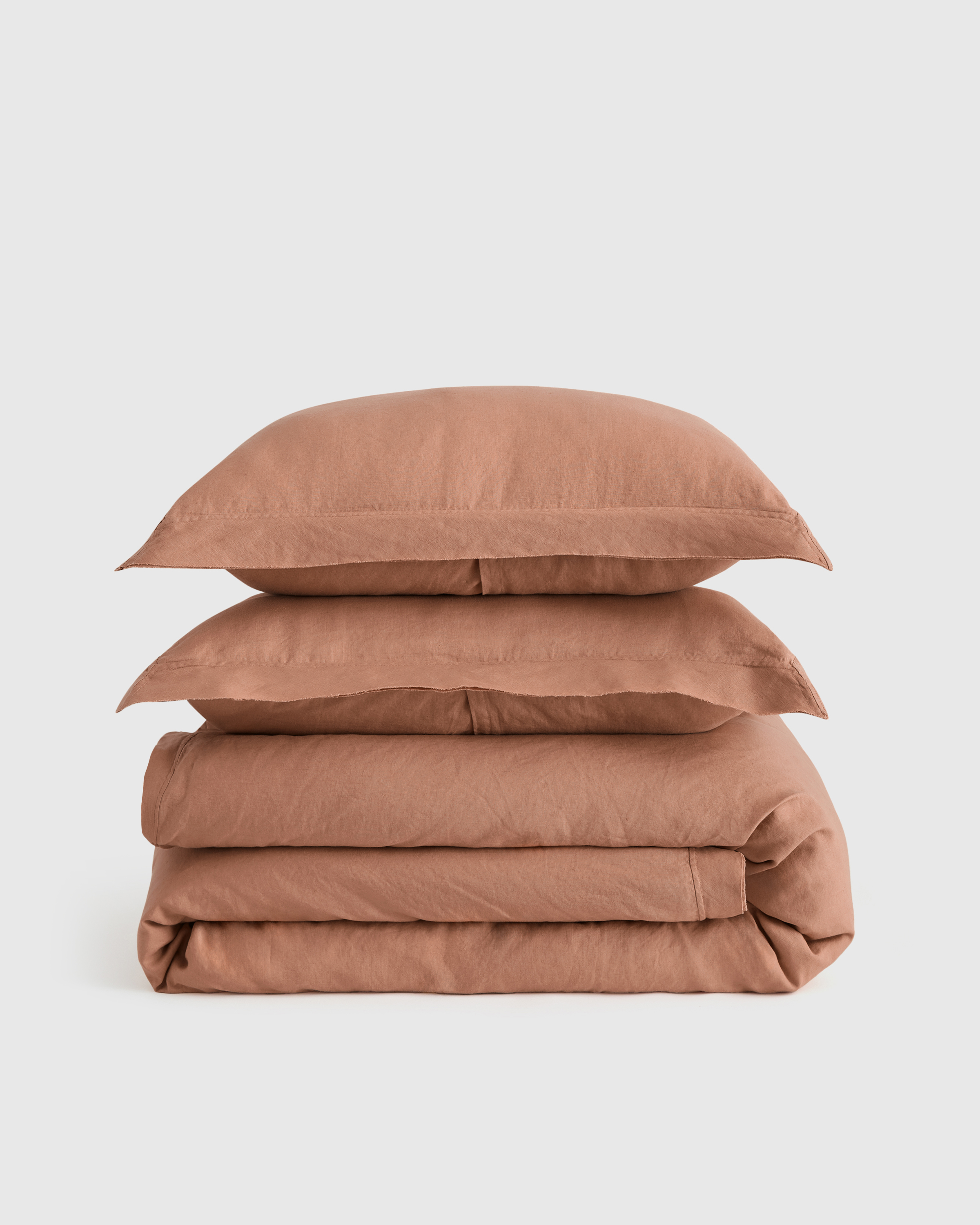 Desert Sunset European Linen Double Flange Duvet Cover Set