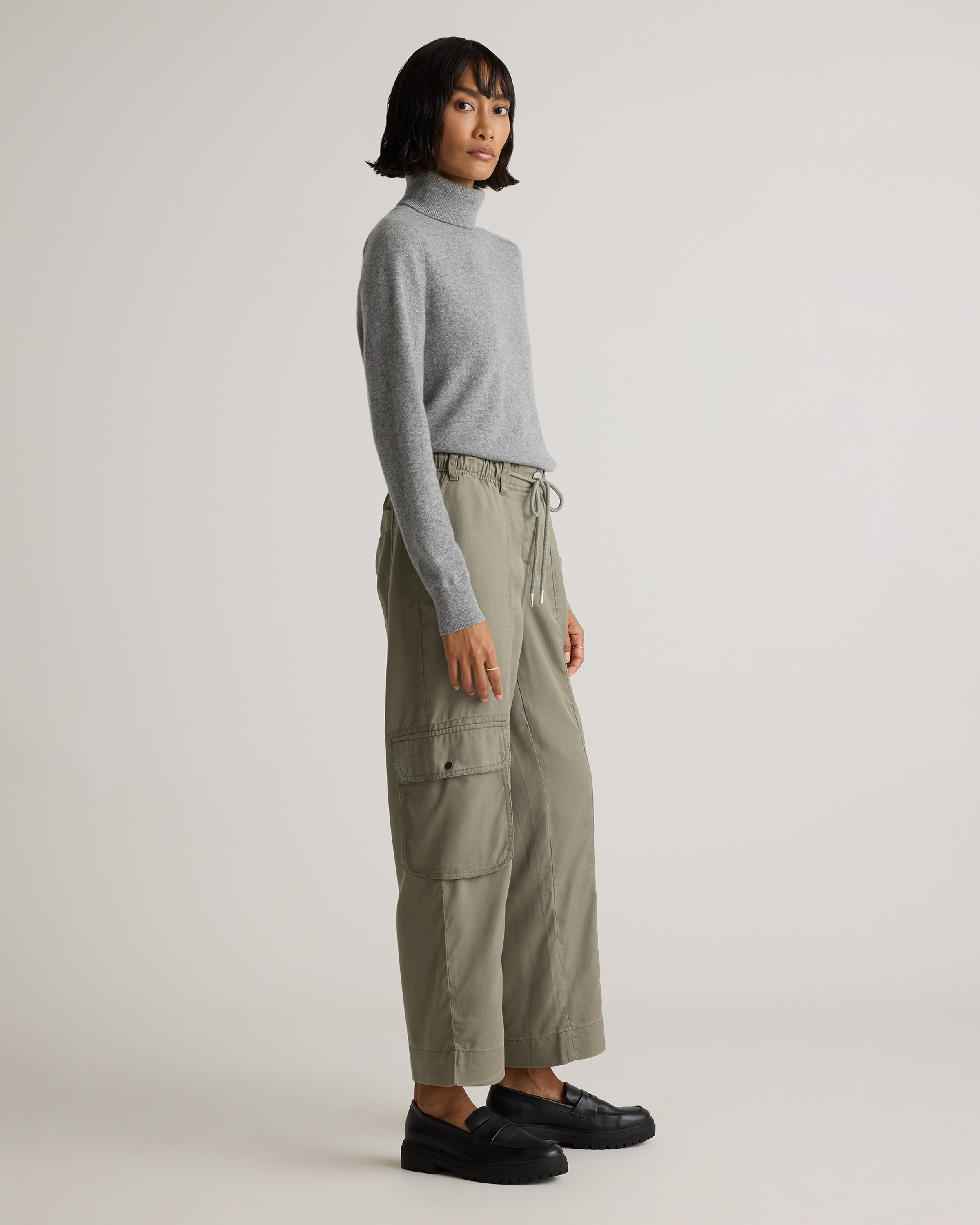 【KOOLOSET】Vintage Washed Cargo Pants Vintage Washed Nylon Cargo Pants (3color) - kooloset