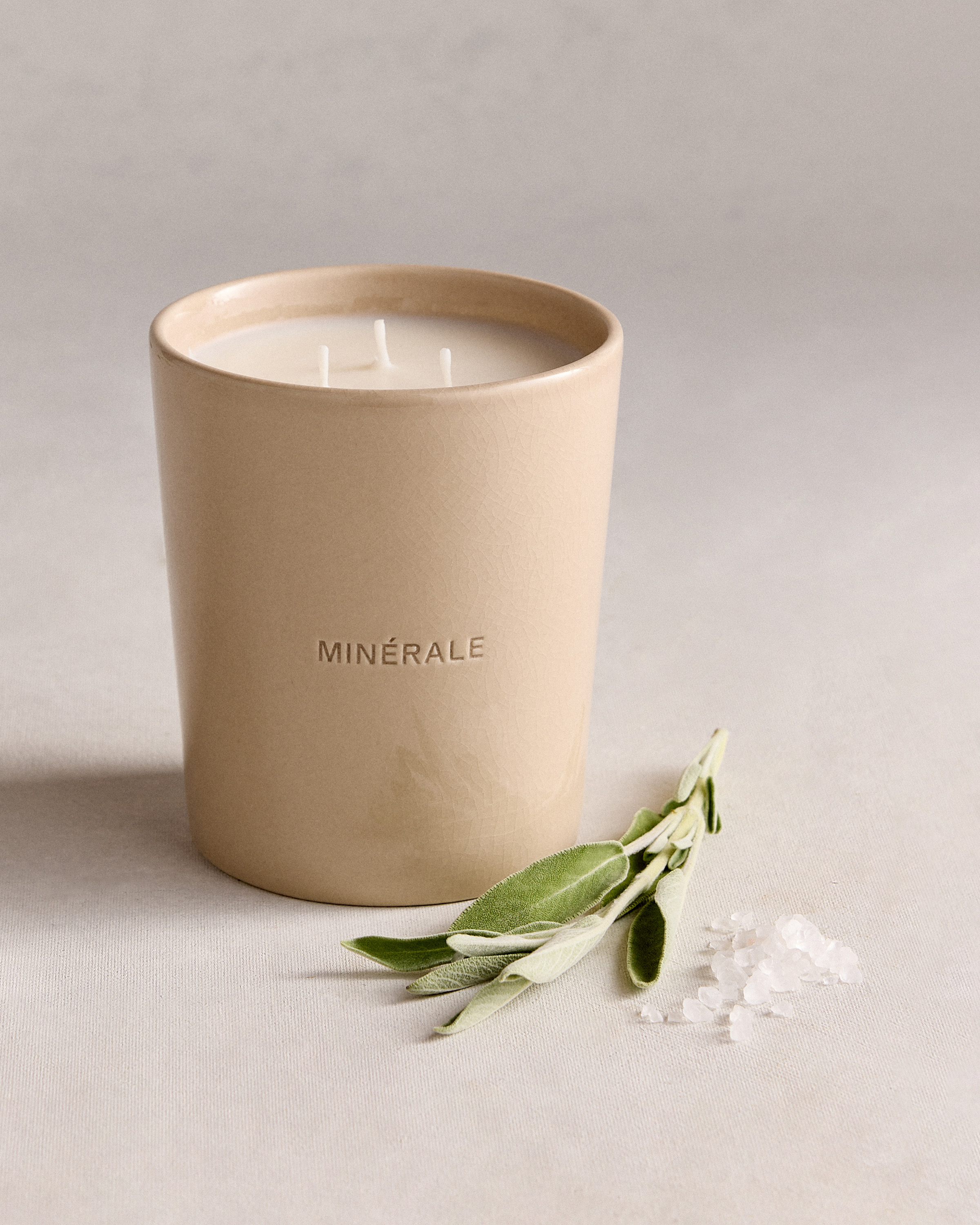 No Color Minérale 3-Wick Luxury Candle