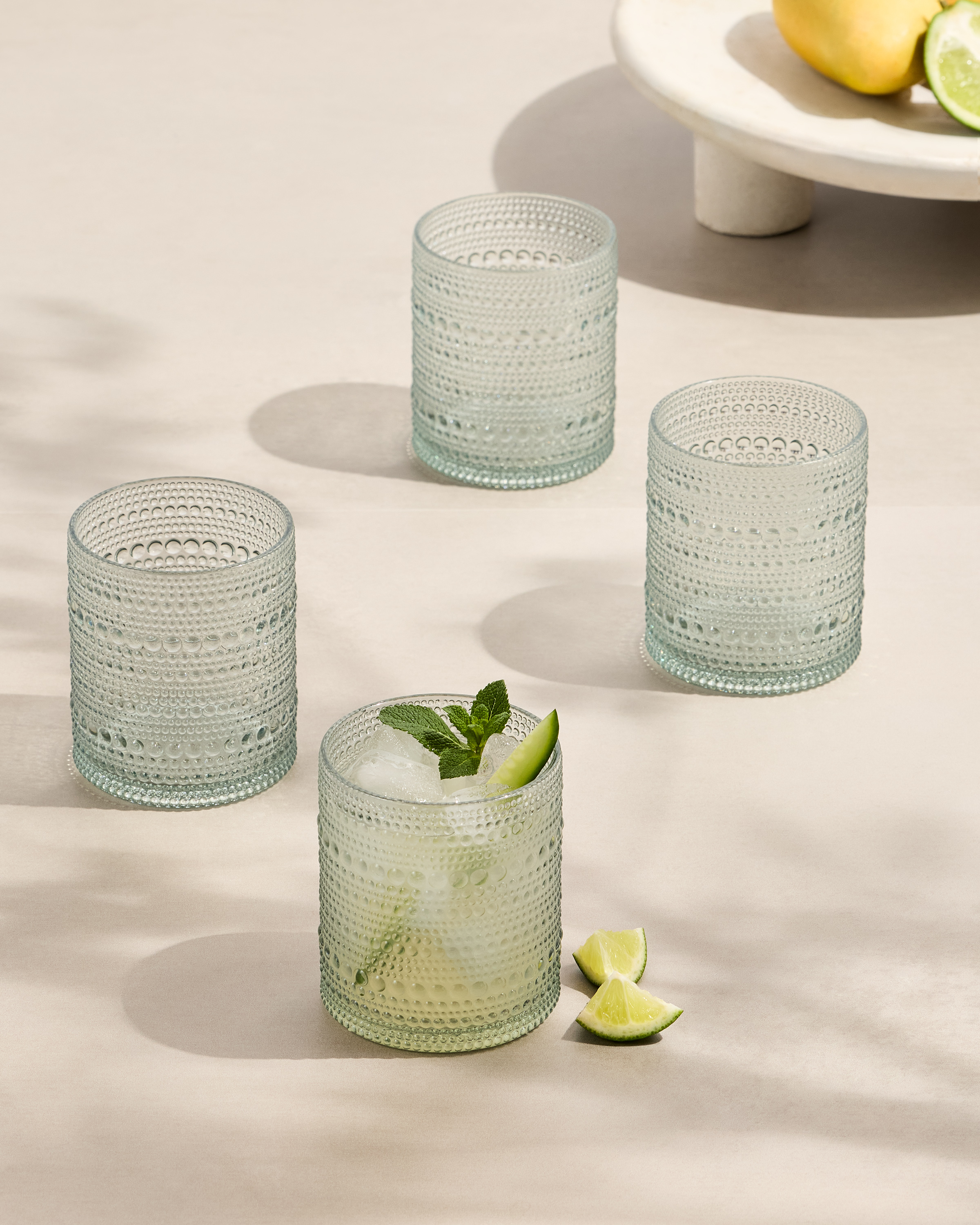 Sage Orbetto Outdoor Acrylic Short Tumbler (Set of 8)