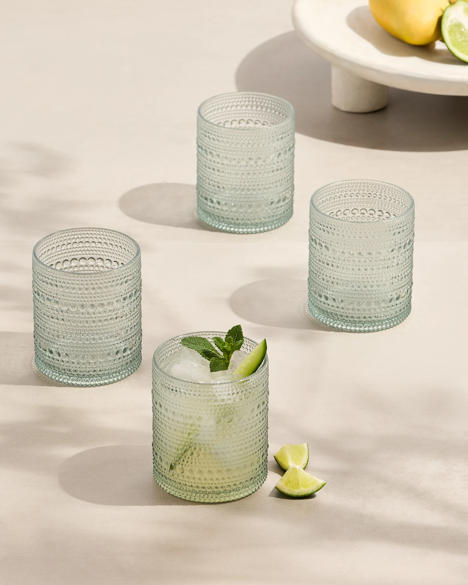 Orbetto Outdoor Acrylic Short Tumbler, Set of 8