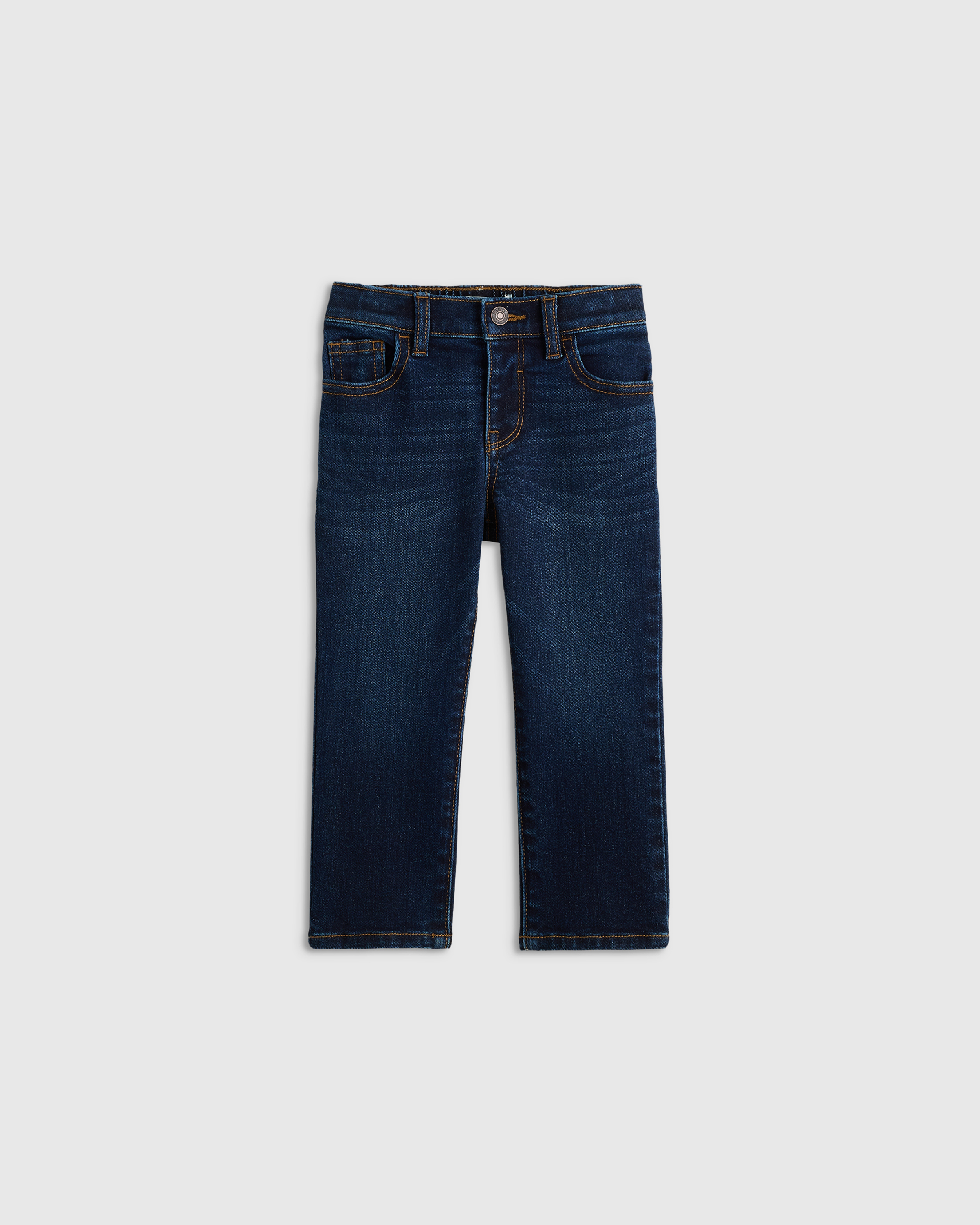 Dark Wash Boys Stretch Slim Jeans