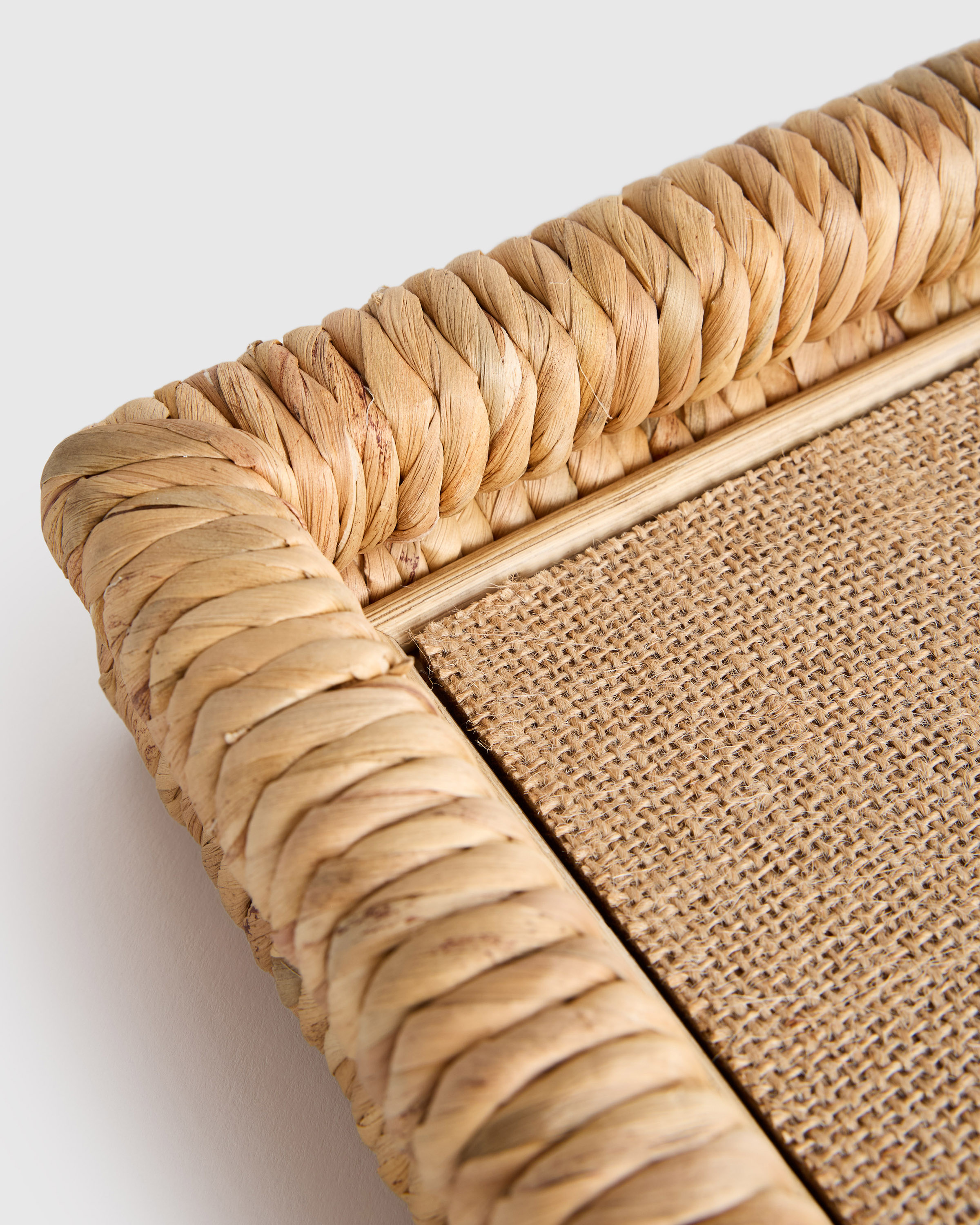 Handwoven Rectangular Decorative Tray - thumbnail 3