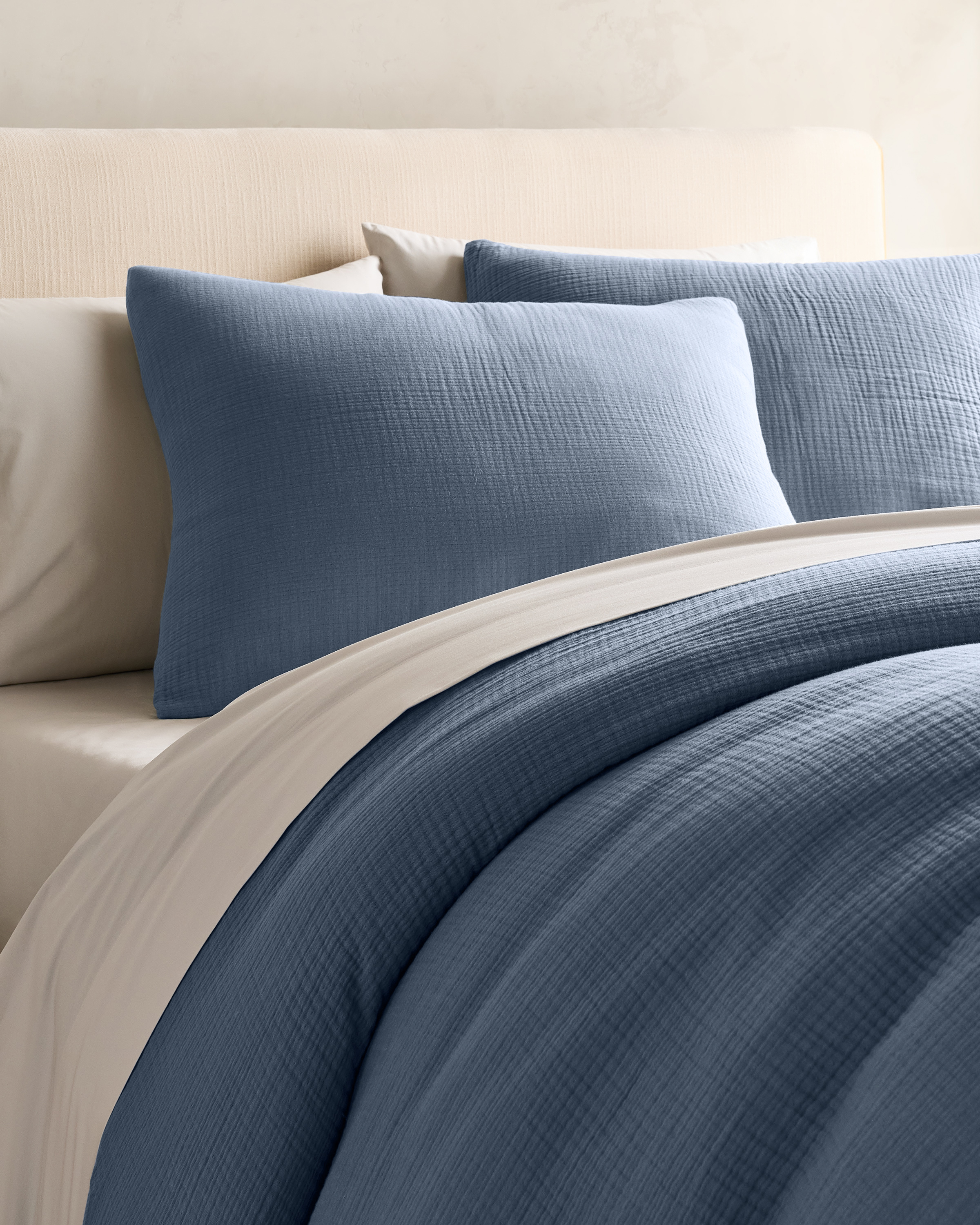Mineral Organic Cotton Gauze Sham Set