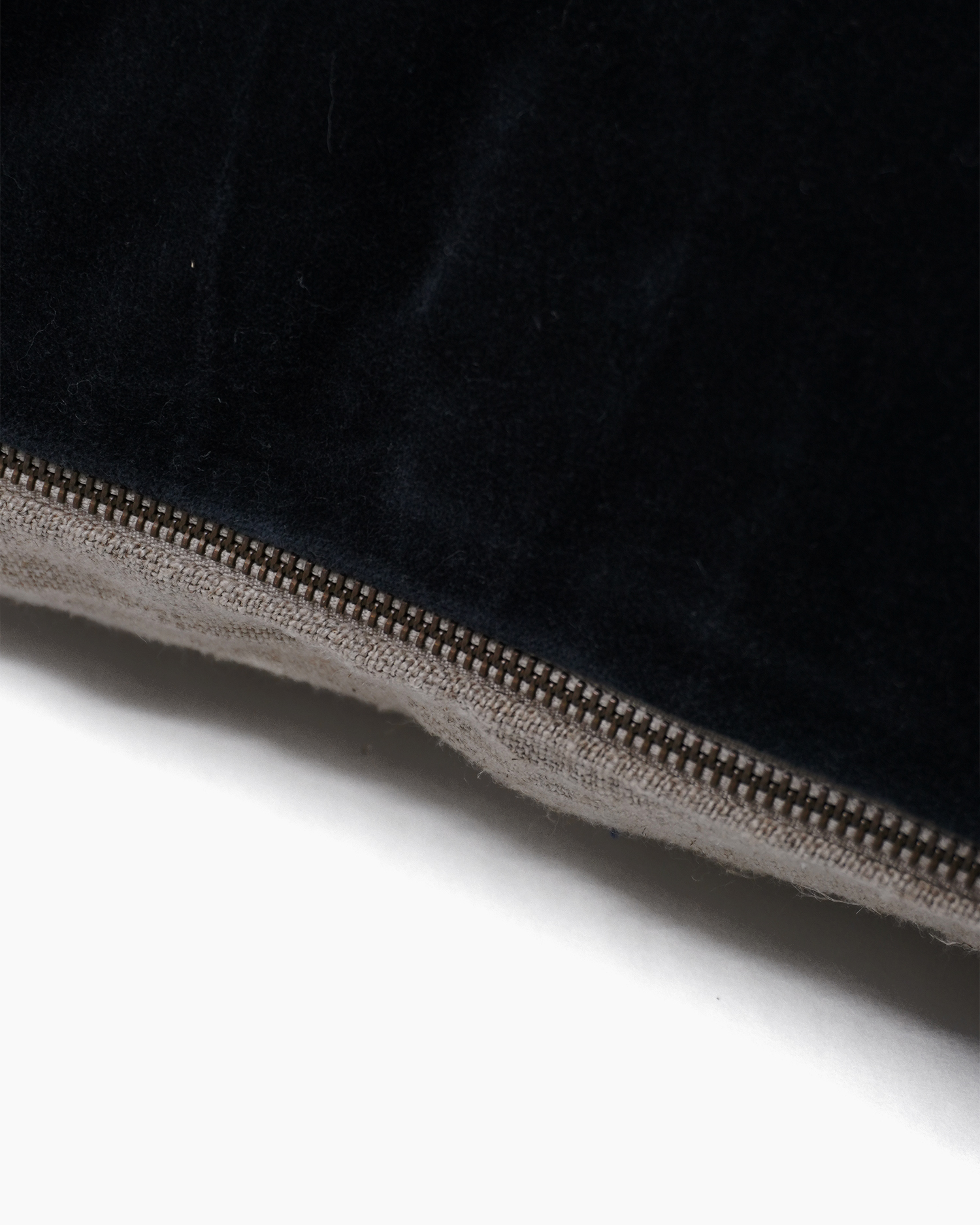 Charcoal Plush Velvet Pillow Cover