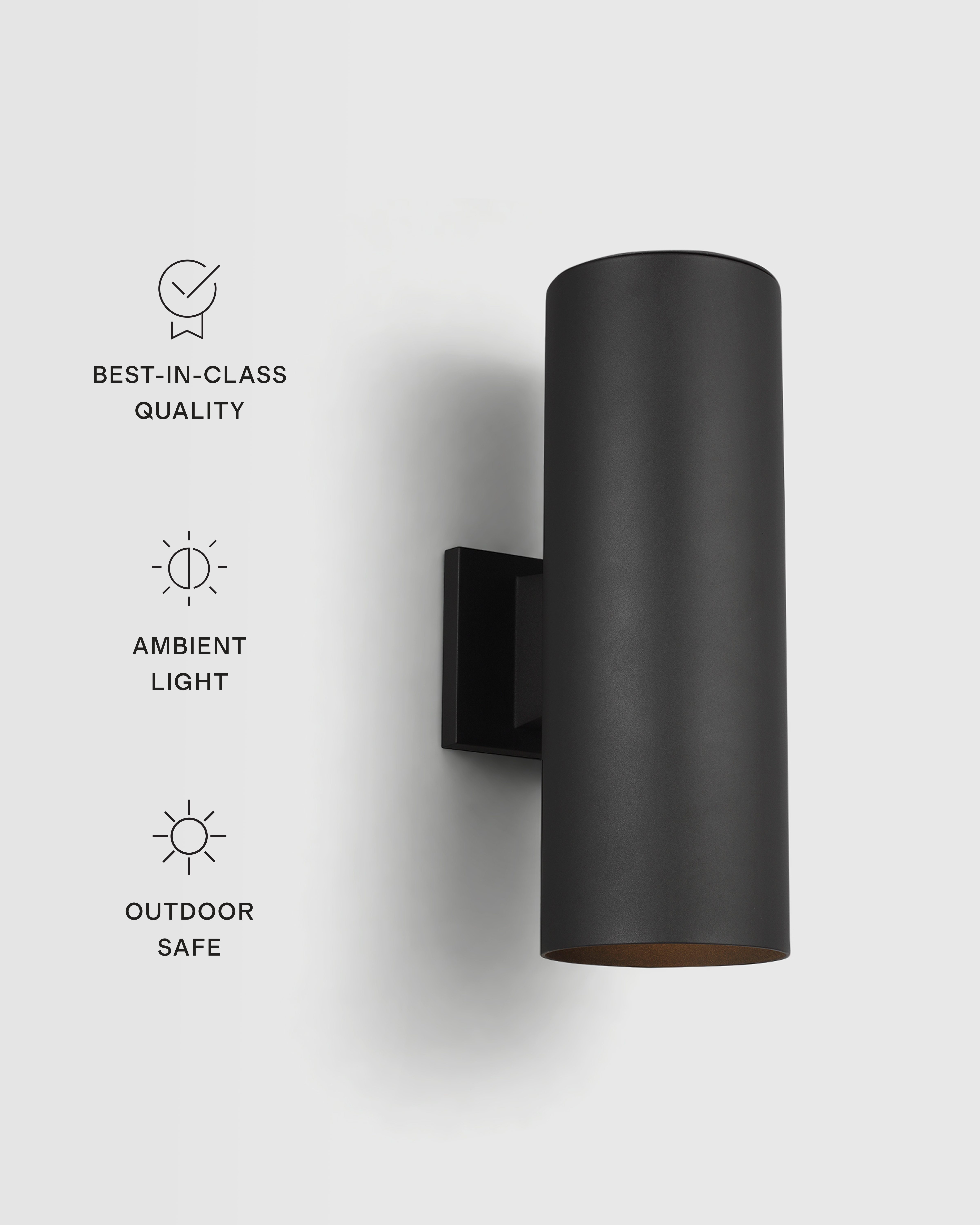 Outdoor Cylinder Wall Sconce - thumbnail 6