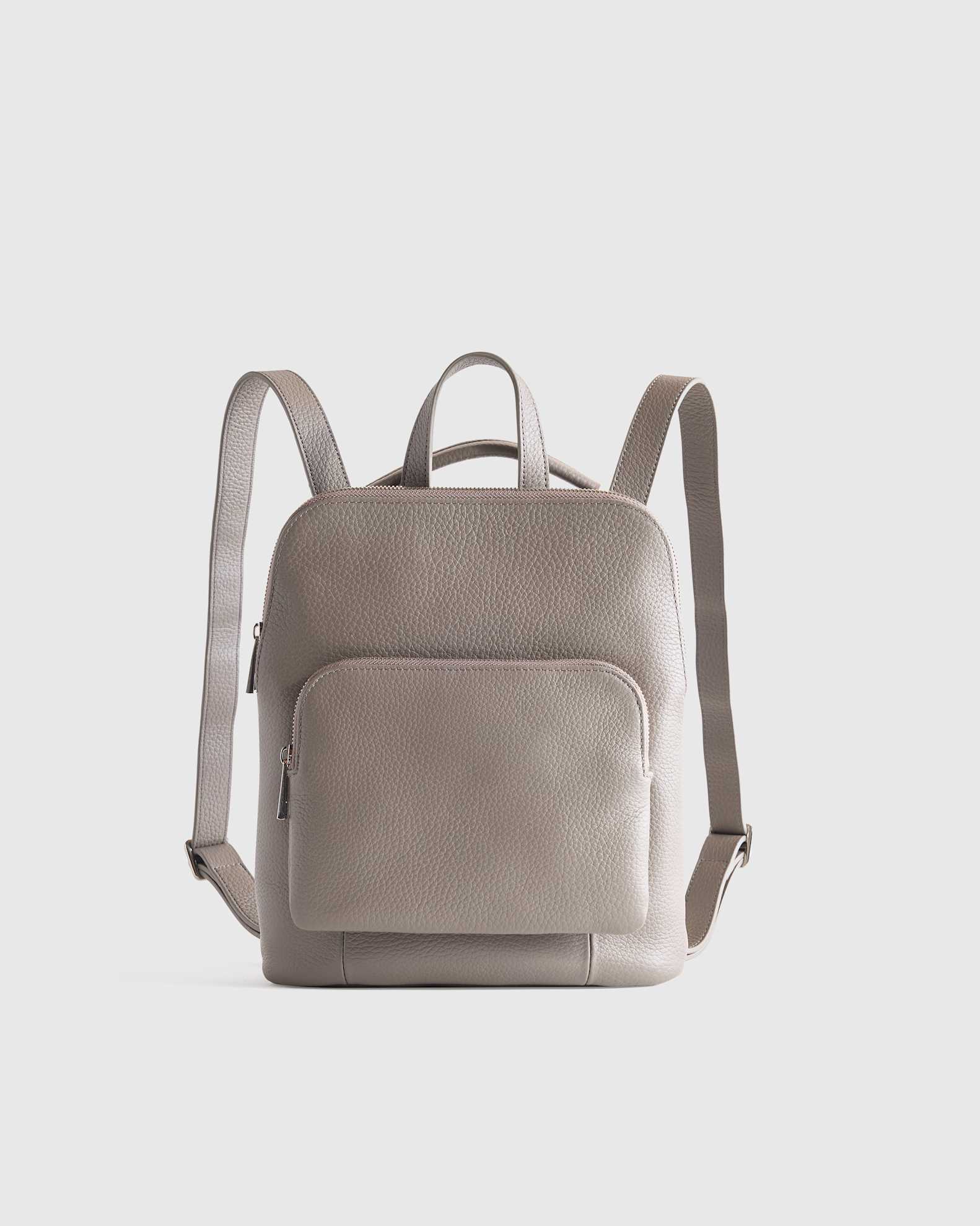 Italian Leather Mini Convertible Backpack