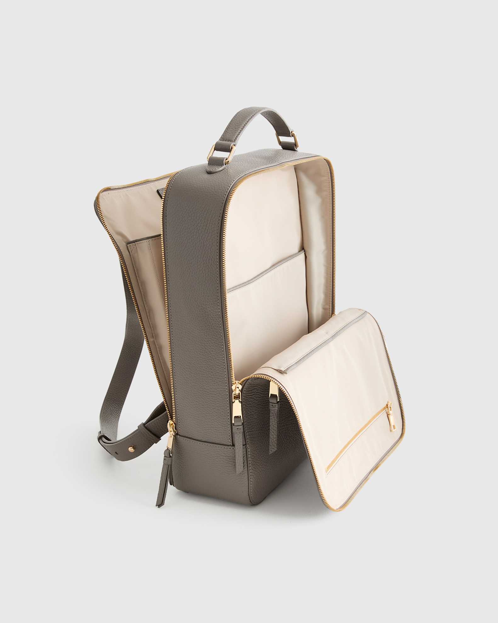 Italian Leather Laptop Backpack