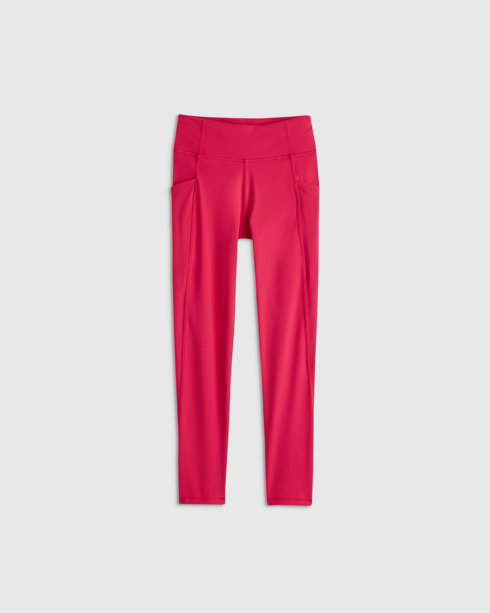 Amaranth Pink Girls Ultra-Form Pocket Leggings