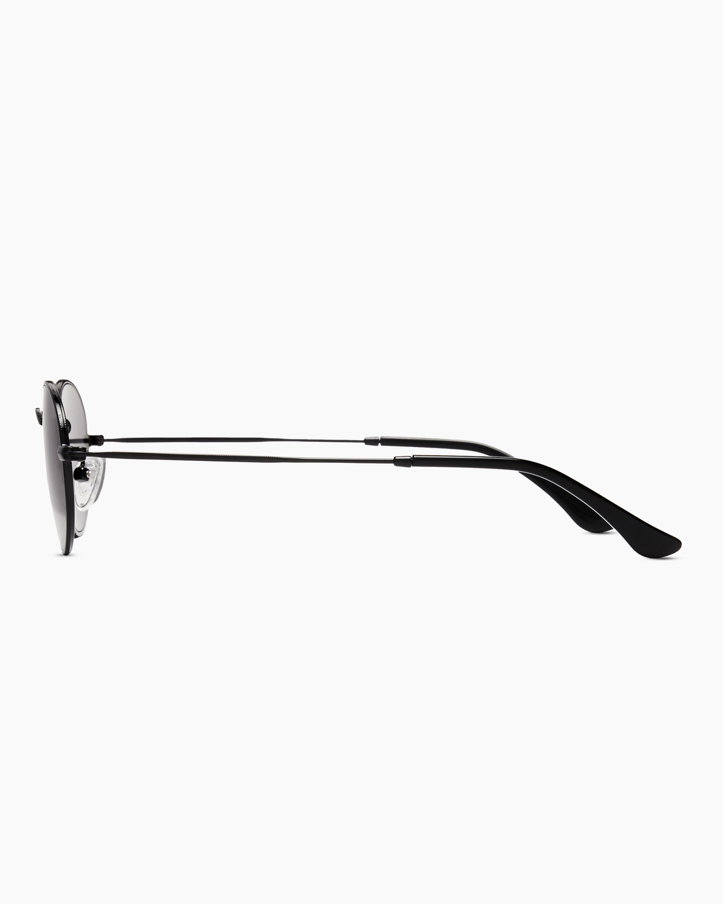 Venice Polarized Stainless Steel Sunglasses in Black with  display picture 3