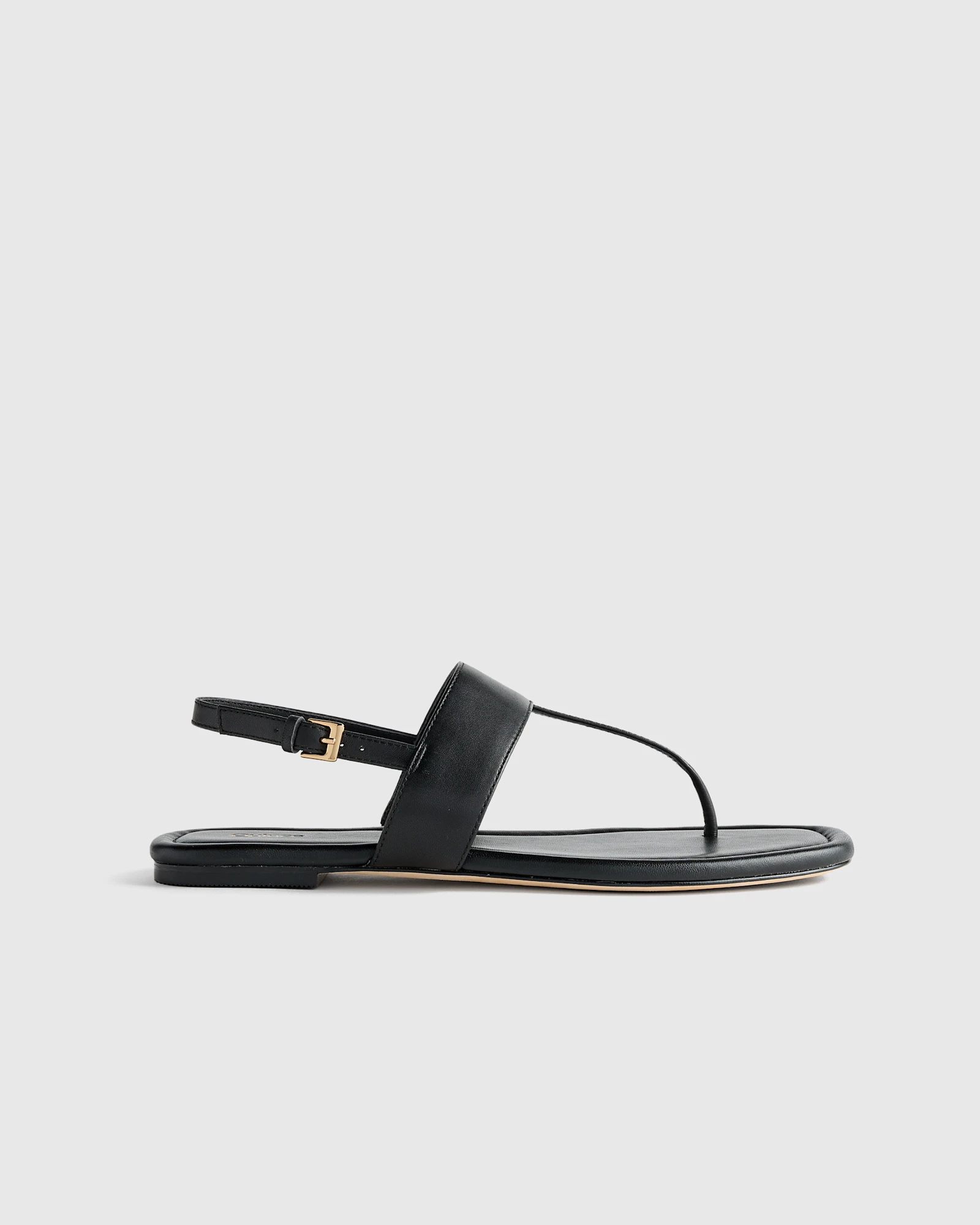 Italian Leather T-Strap Sandal