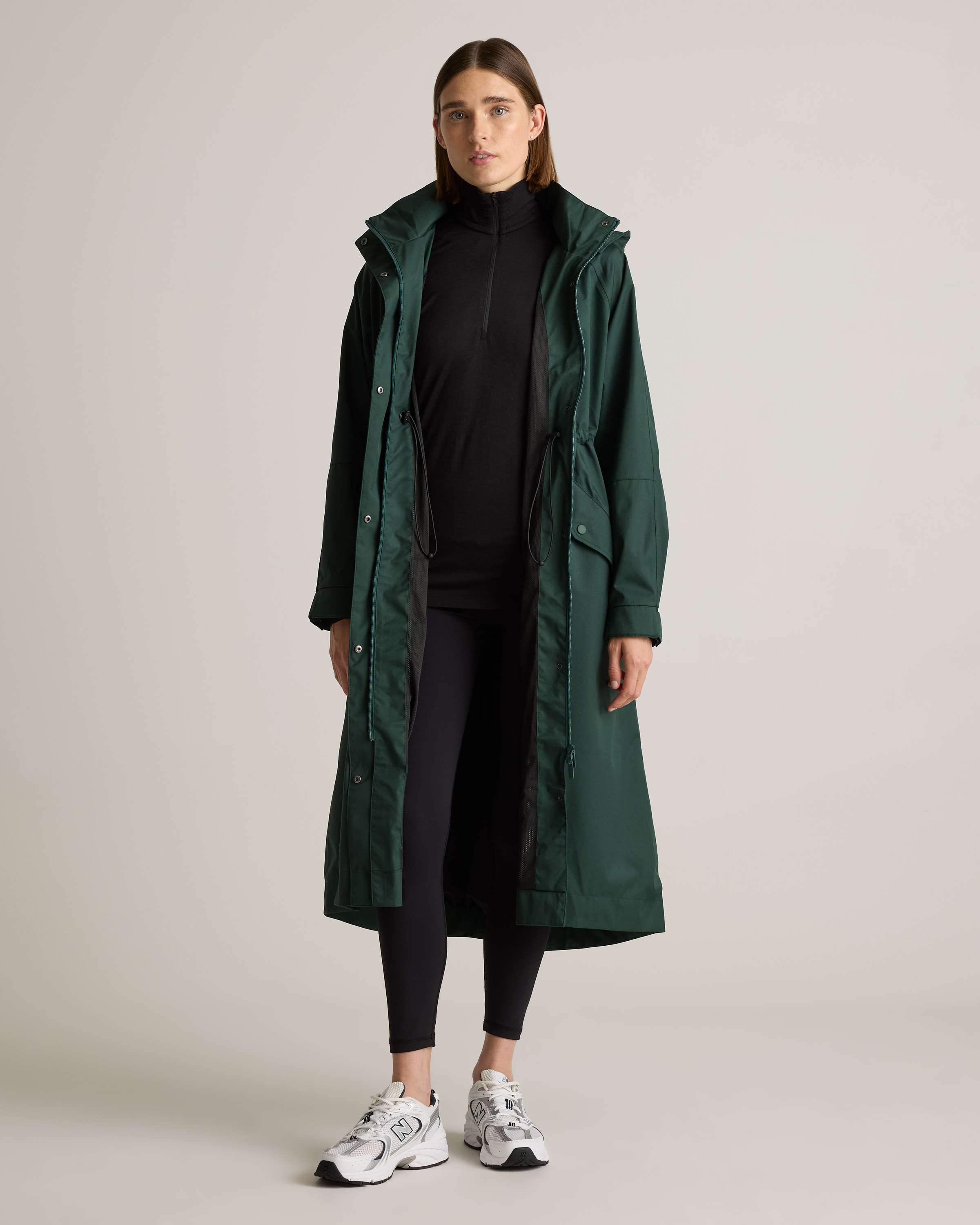 Weatherproof Rain Trench Coat in Dark Spruce