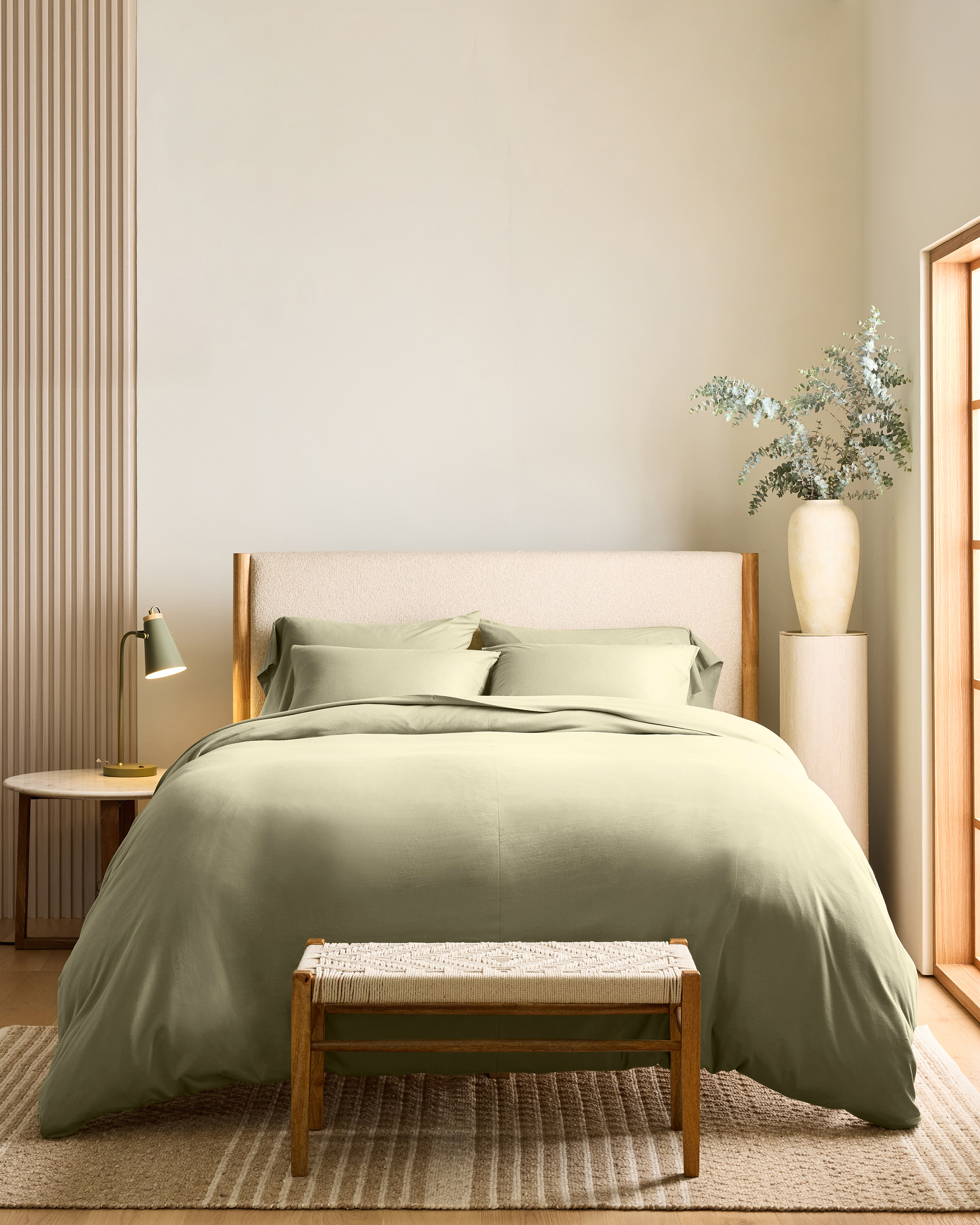 Organic Jersey Duvet Cover Set