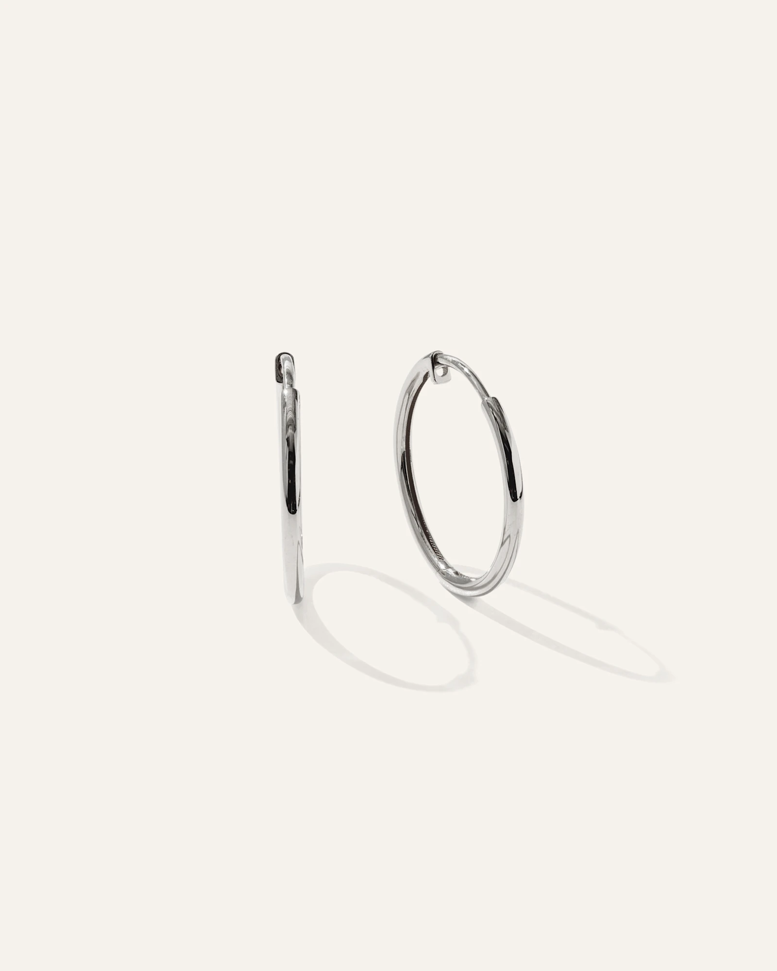 14K Gold Classic Hoops