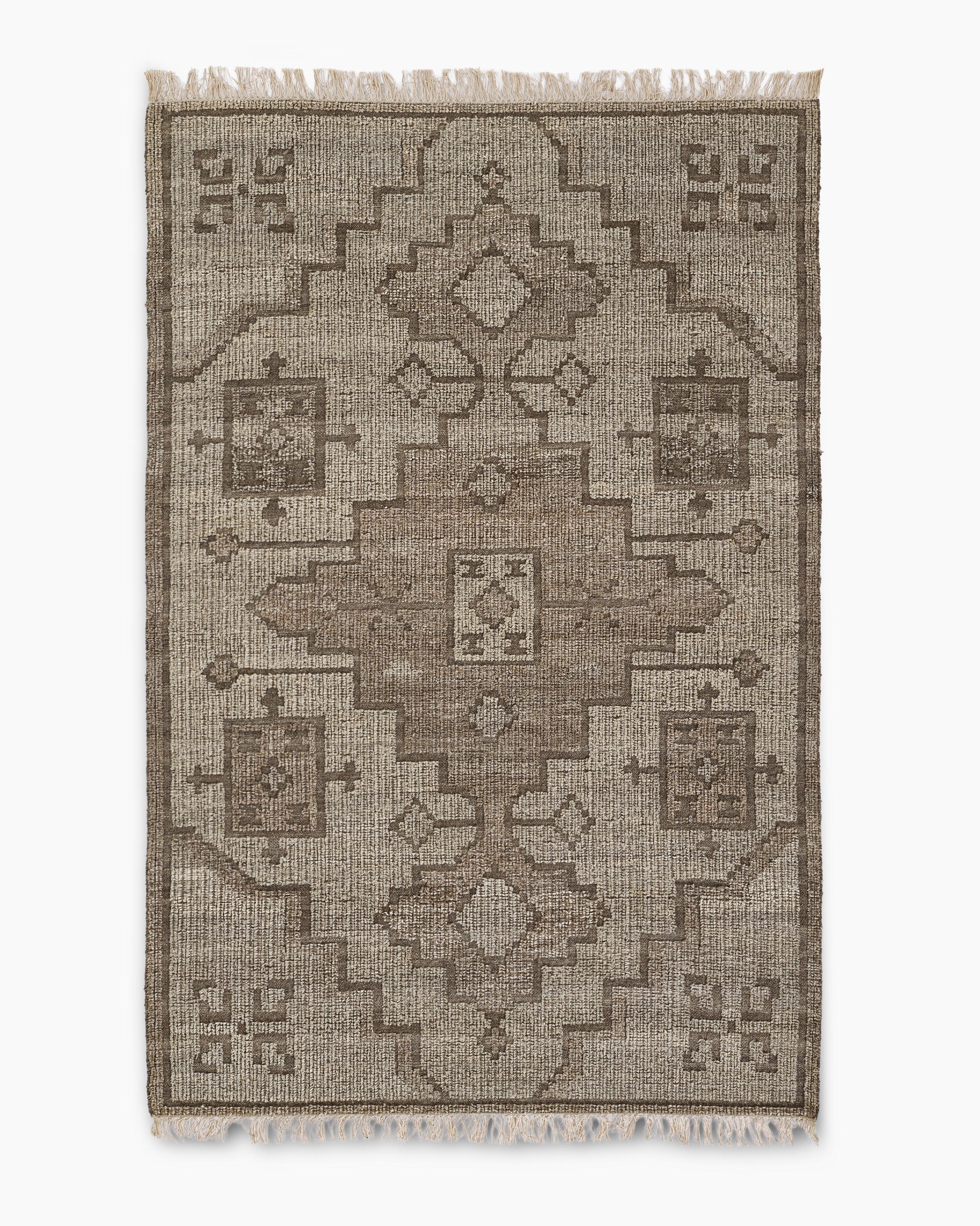 Brown Nilo Handwoven Wool Rug