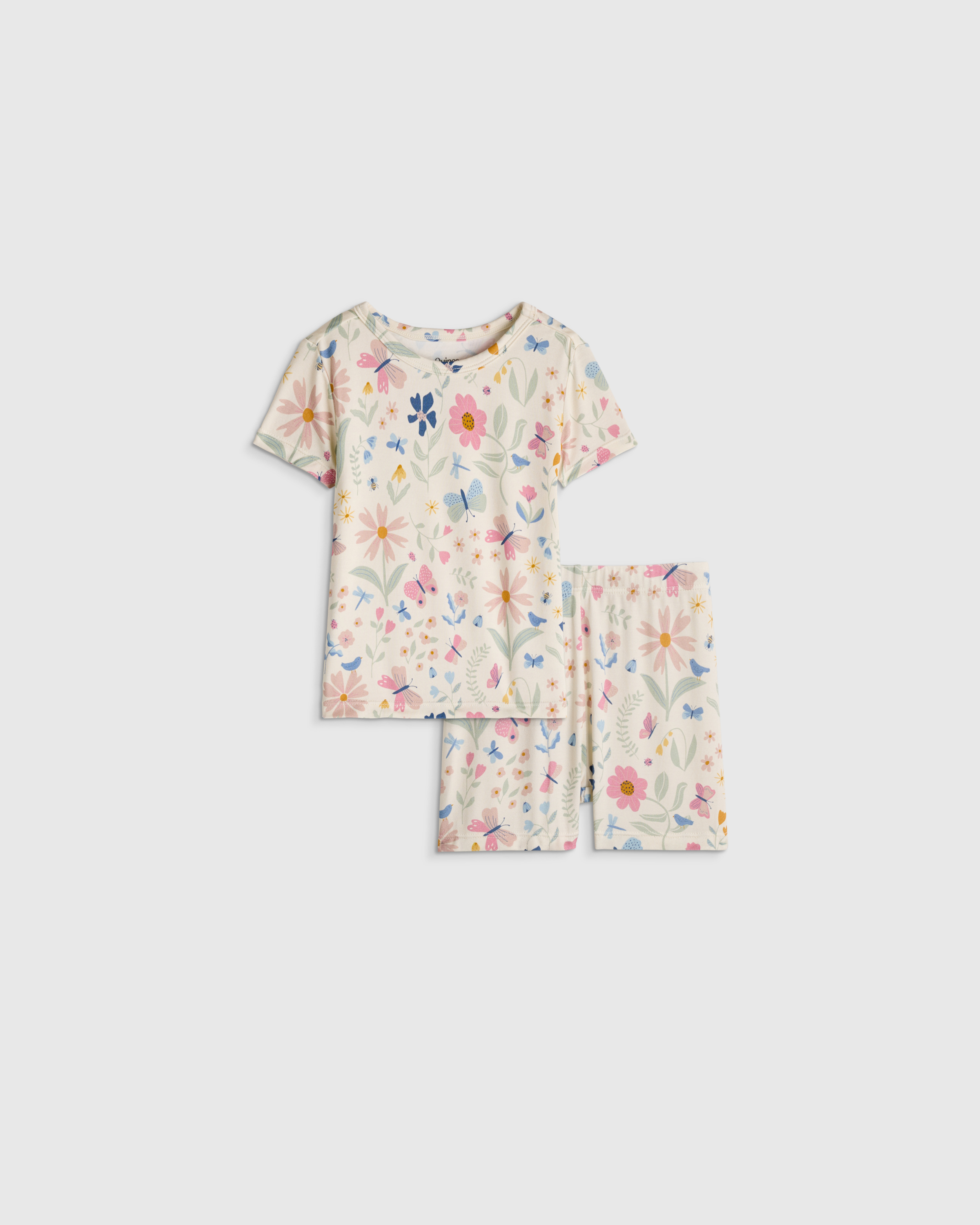 Wildflower Dreams Bamboo Short Sleeve and Shorts Pajama Set