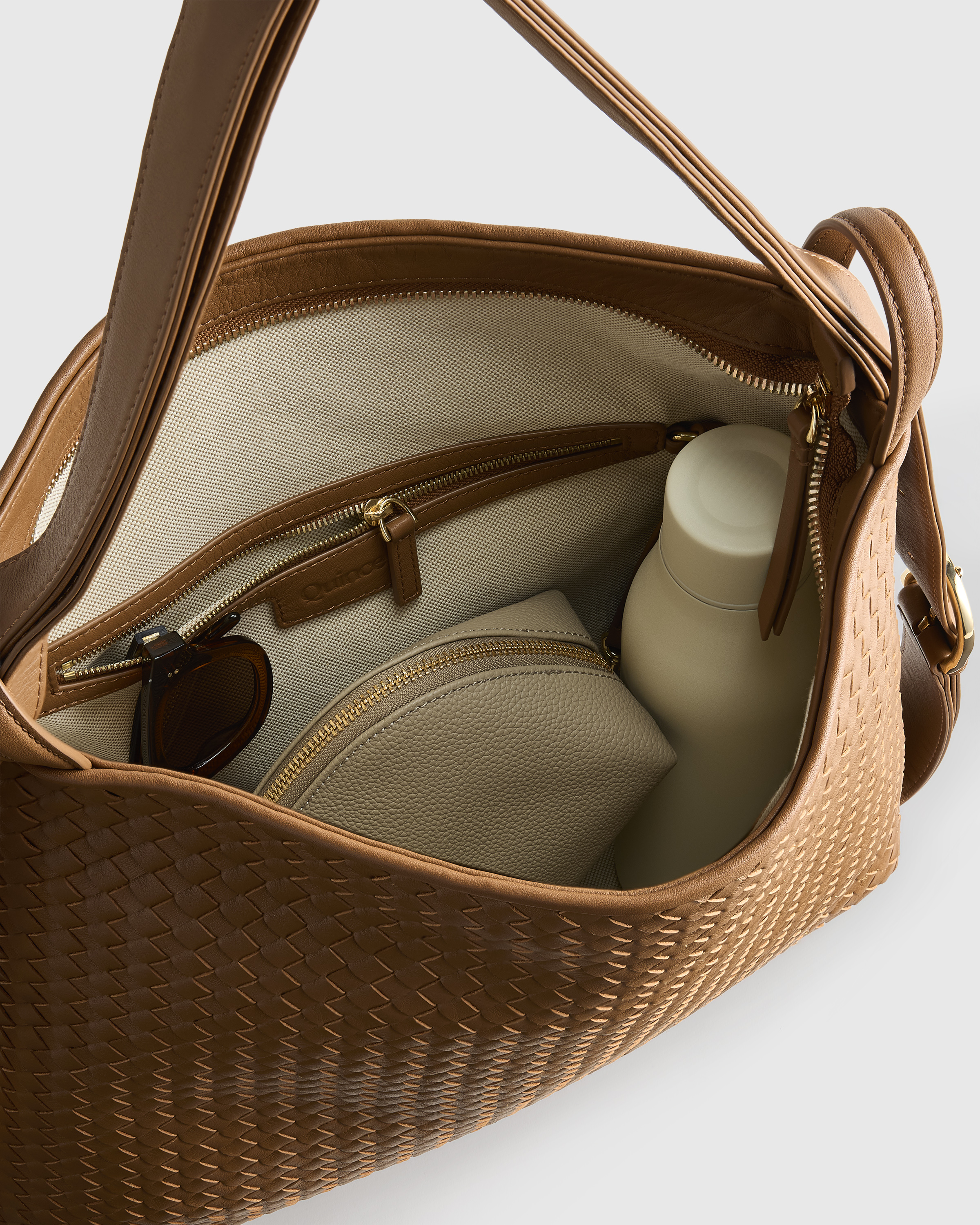 Italian Leather Handwoven Convertible Backpack - thumbnail 6