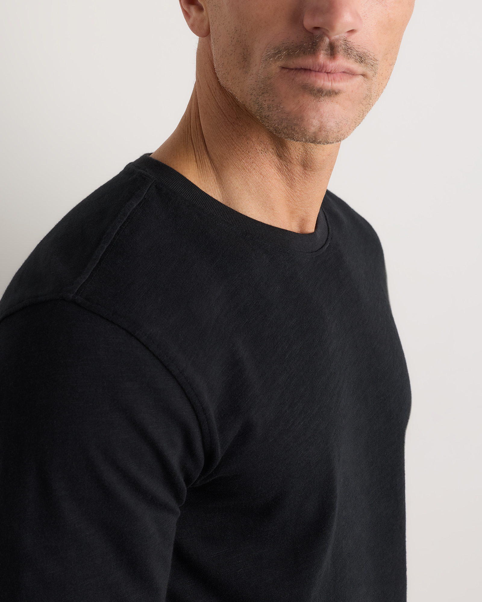 100% Organic Cotton Slub Long Sleeve Tee