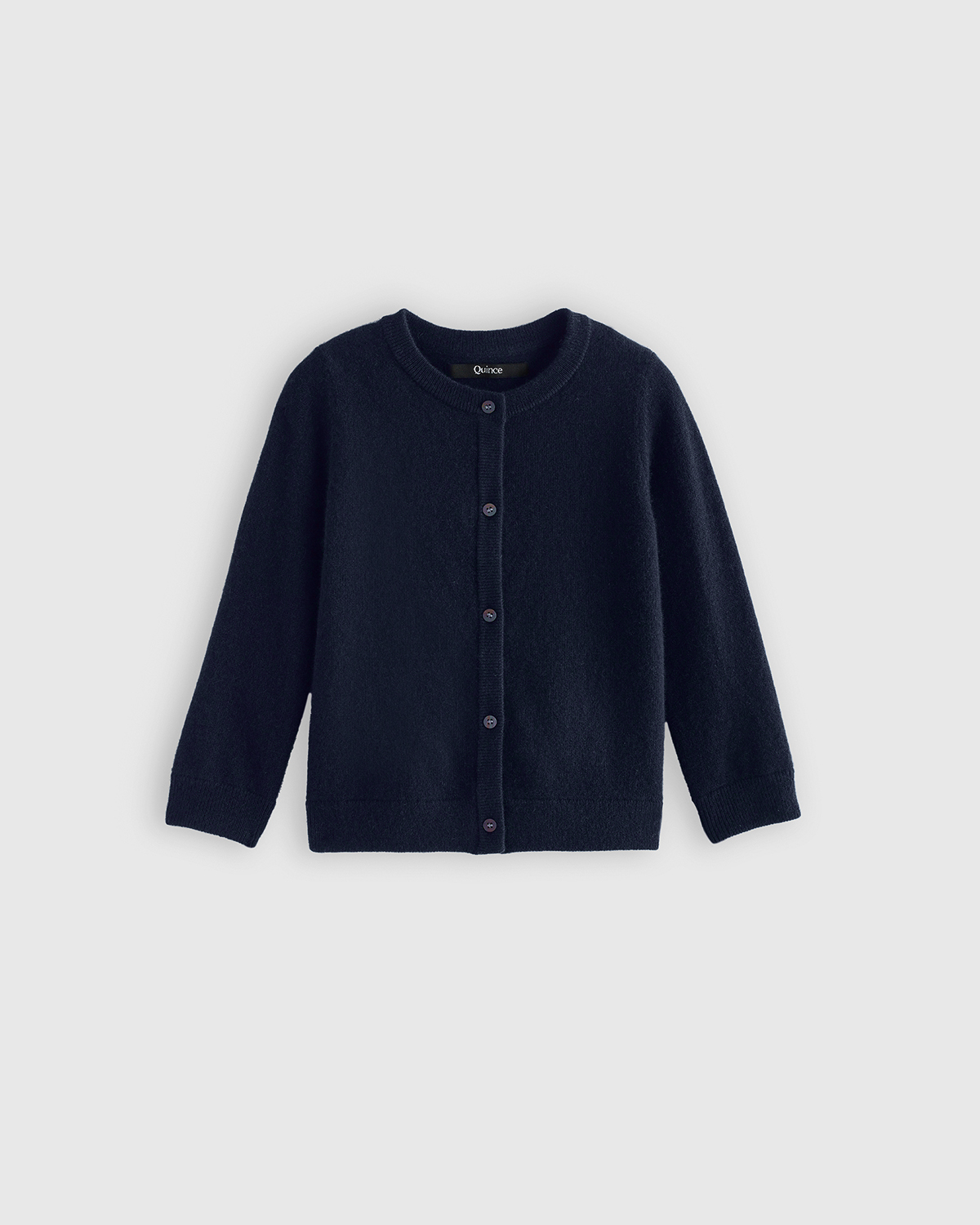 True Navy Washable Cashmere Cardigan