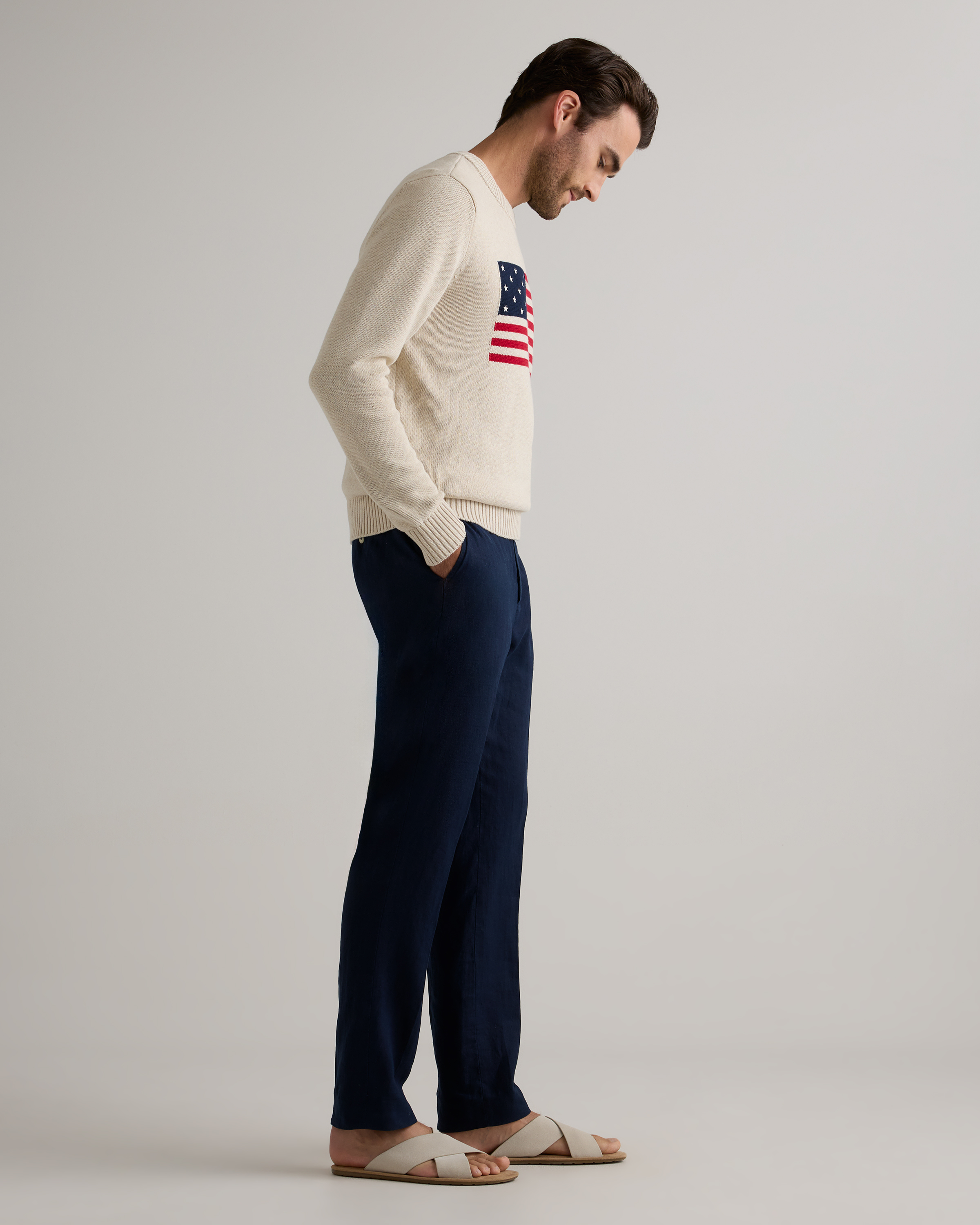 Men's 100% Organic Cotton Flag Sweater