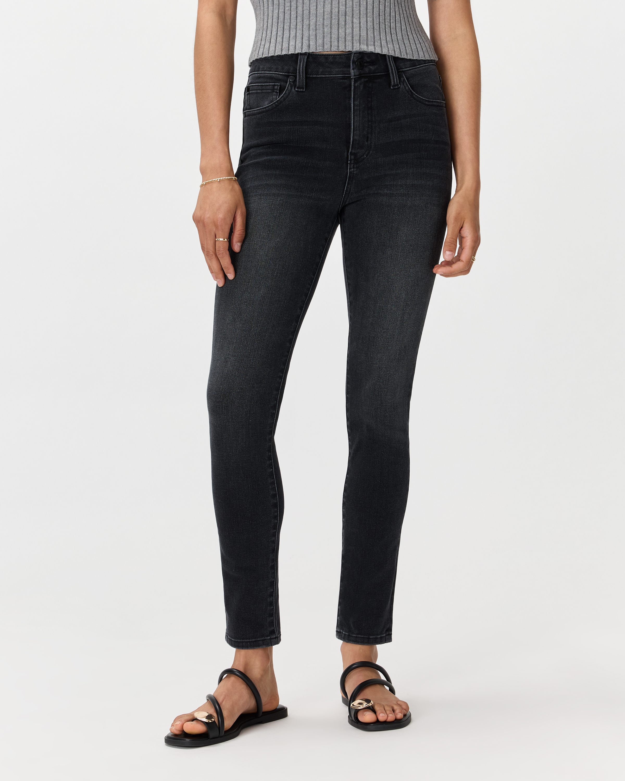 Faded Black Bella Stretch Skinny Jeans