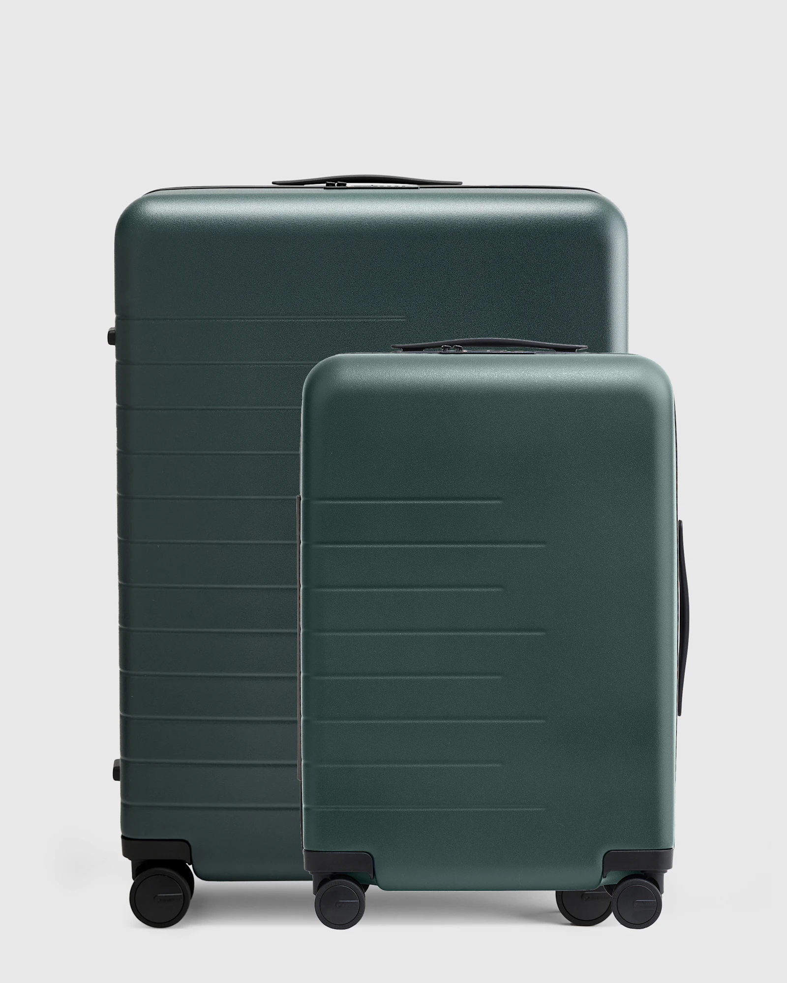 Expandable Carry-On & Large Check-In Suitcase Set - Black