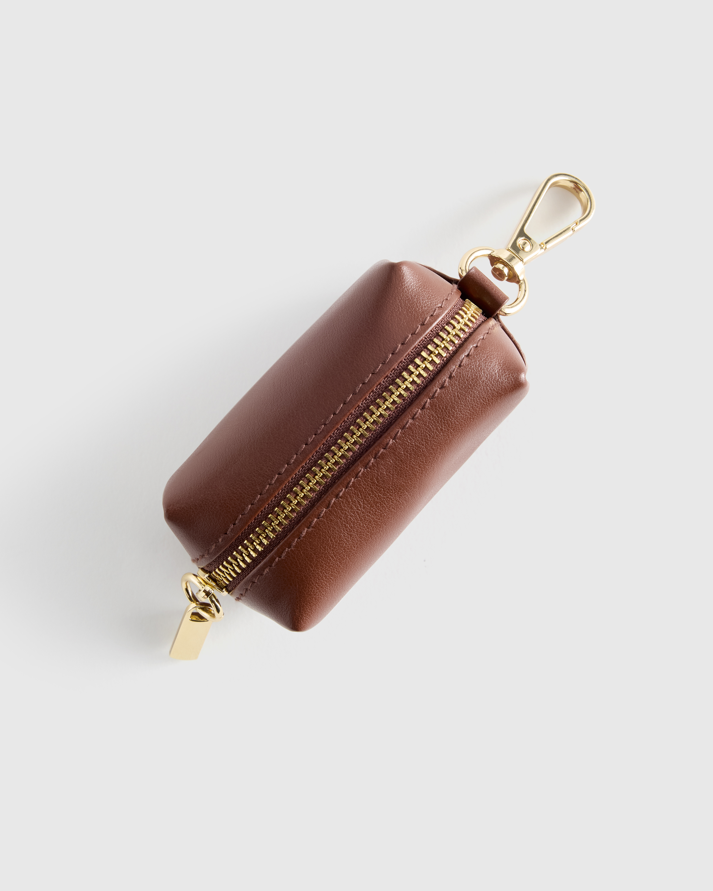 Leather Dog Waste Bag Holder - thumbnail 3