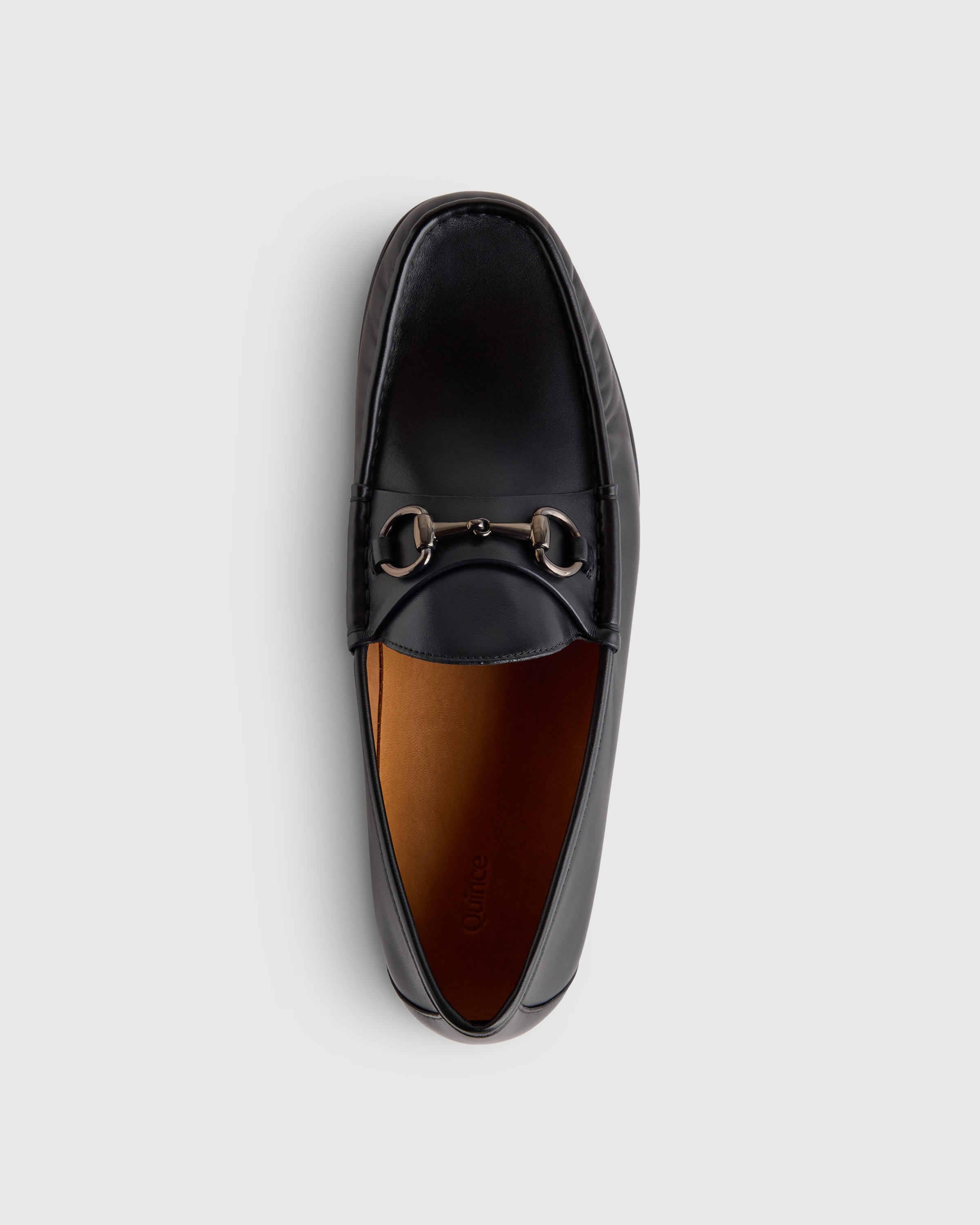 Calfskin Leather Horsebit Loafer in Black display picture 3