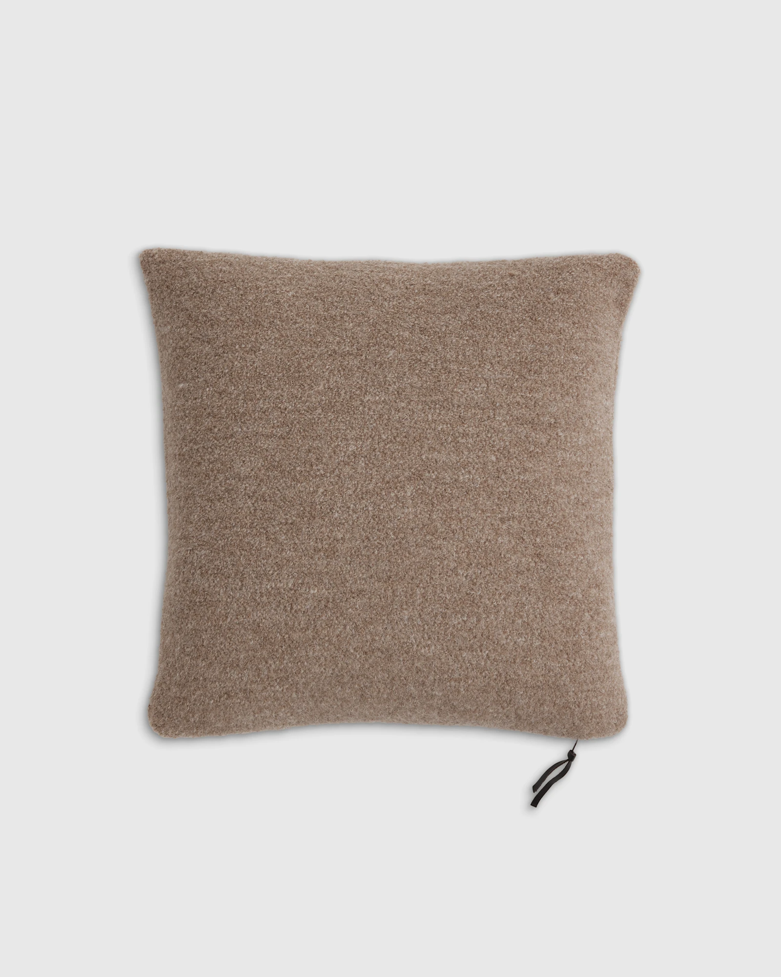 Alpaca Boucle Pillow Cover - Heather Oatmeal, 20x20