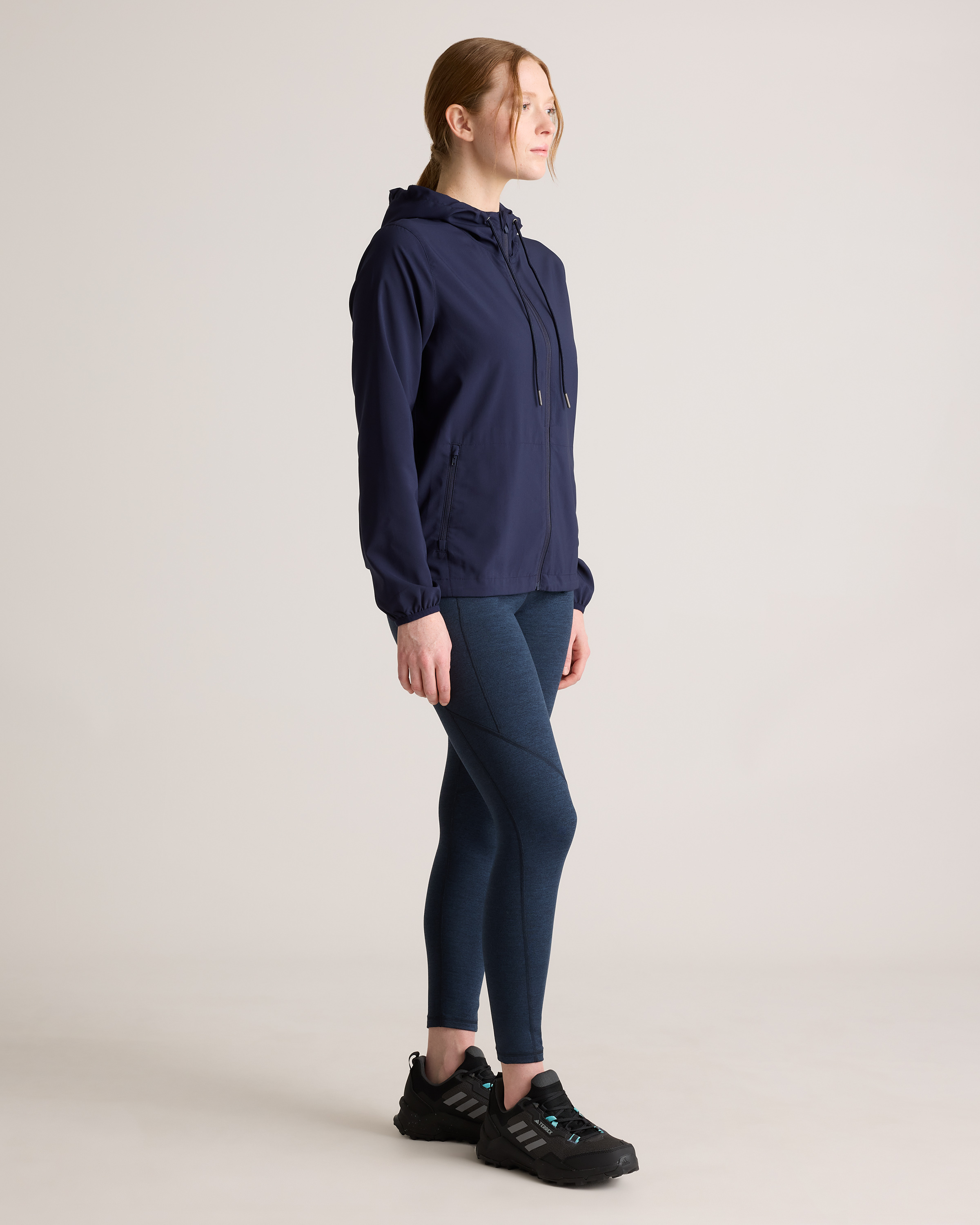 Micro Ripstop Packable Hike Jacket in Deep Navy