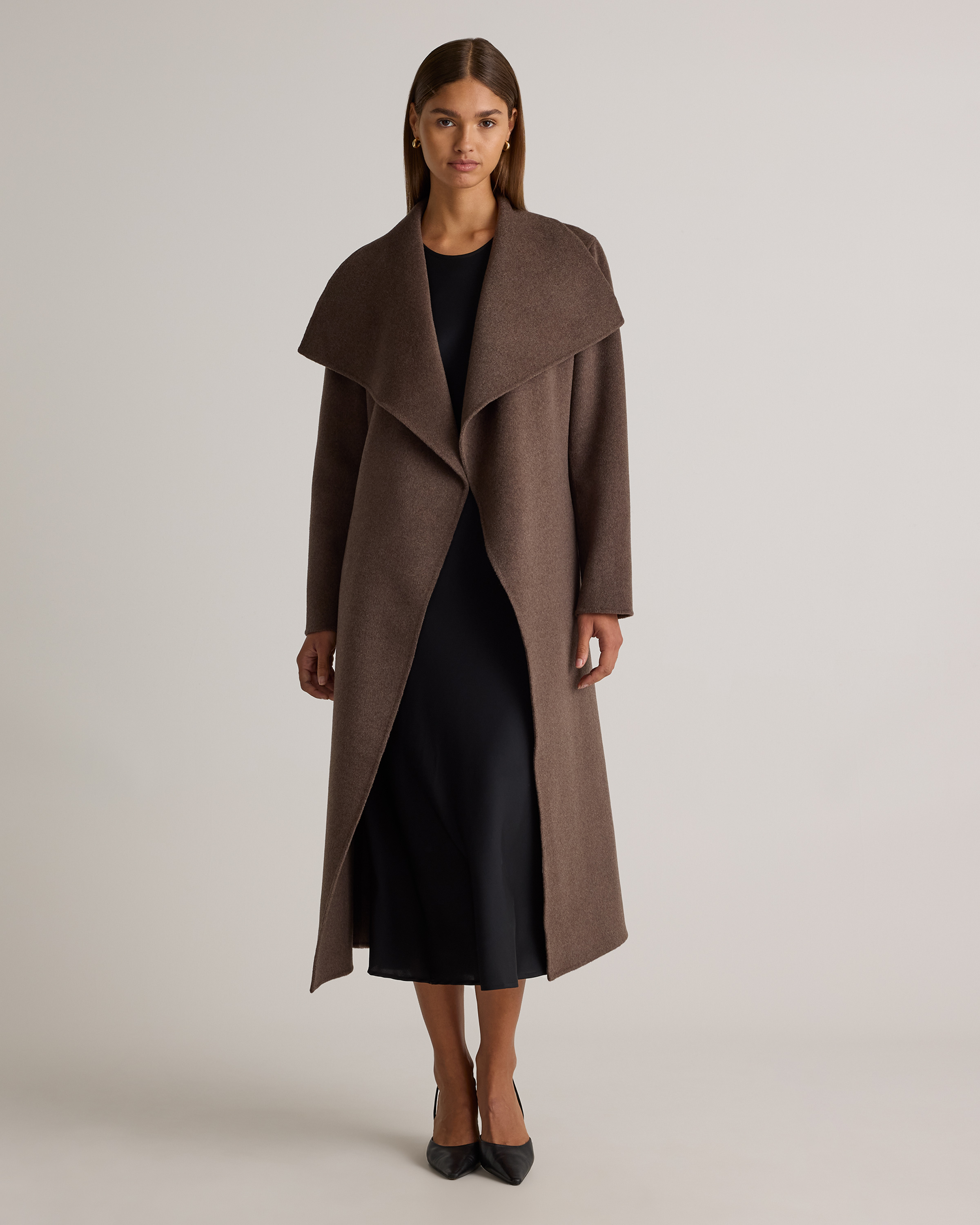 【PORTERNA】Heaven Wool Double Long Coat WARDROBE.NYC Wool coat | NET-A-PORTER