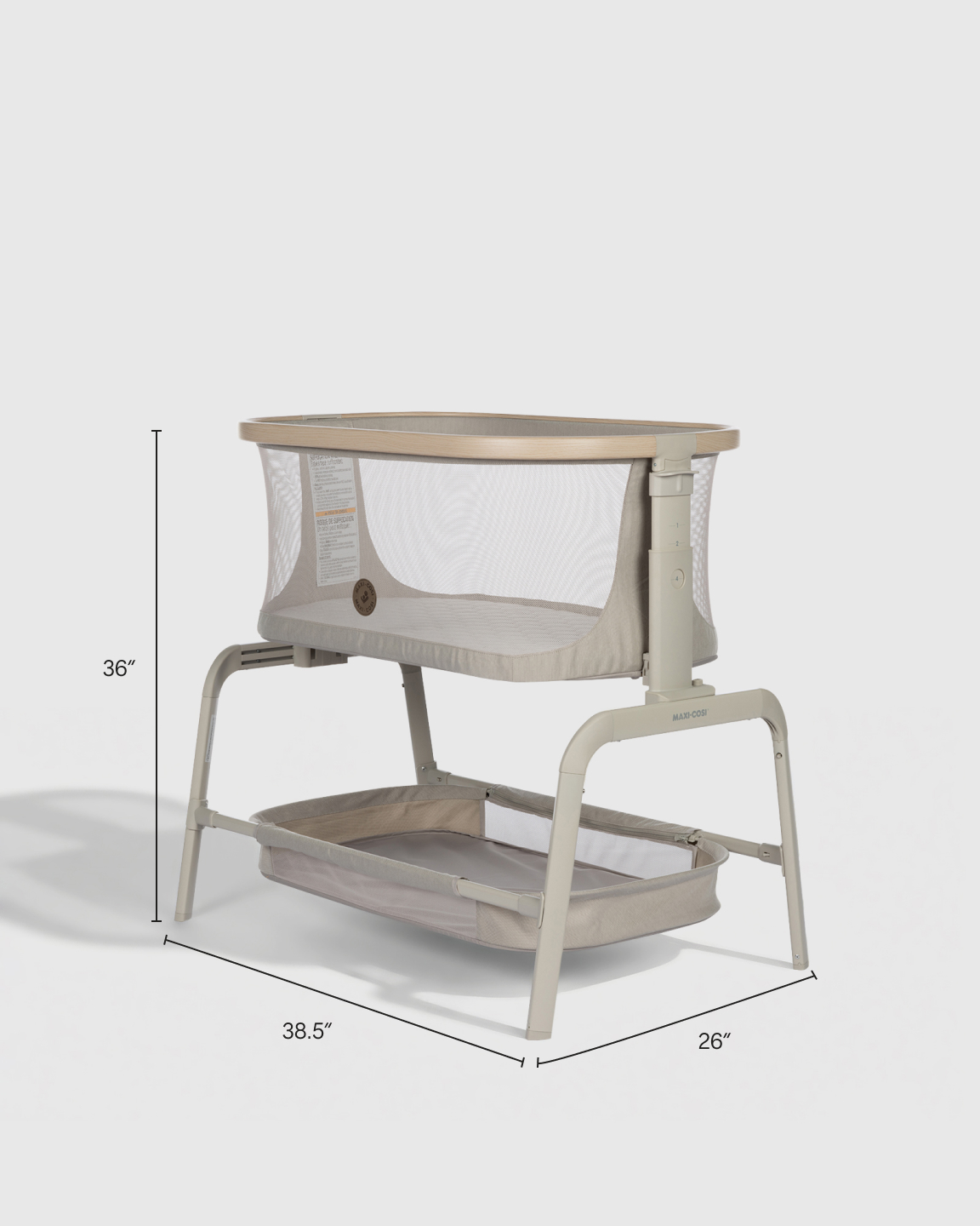 Maxi Cosi Iora Bedside Bassinet Classic Oat